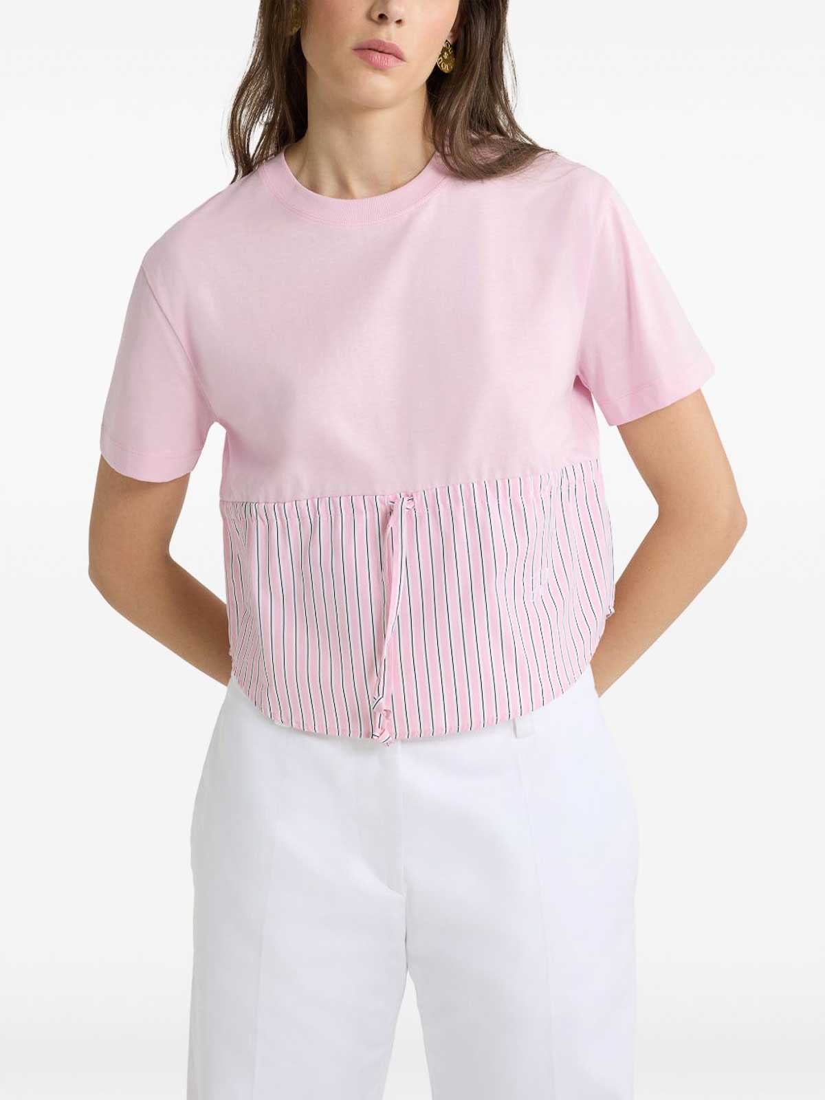 MIX FABRIC VOLUME TSHIRT (Patou/Tシャツ・カットソー) | Patou