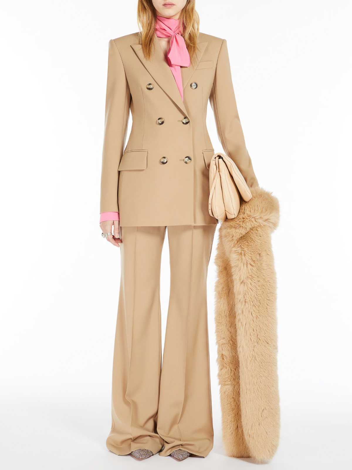 Silk Blouse With Sash 2422196021650036 (Sportmax / シャツ・ブラウス ) | Sportmax (スポーツマックス)(1)