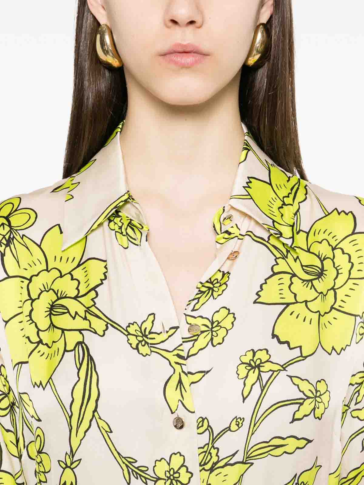 Chemisier in Flower CA5342TS074M9213 (LIU•JO / シャツ・ブラウス ) | LIU•JO (リュー・ジョー)(1)