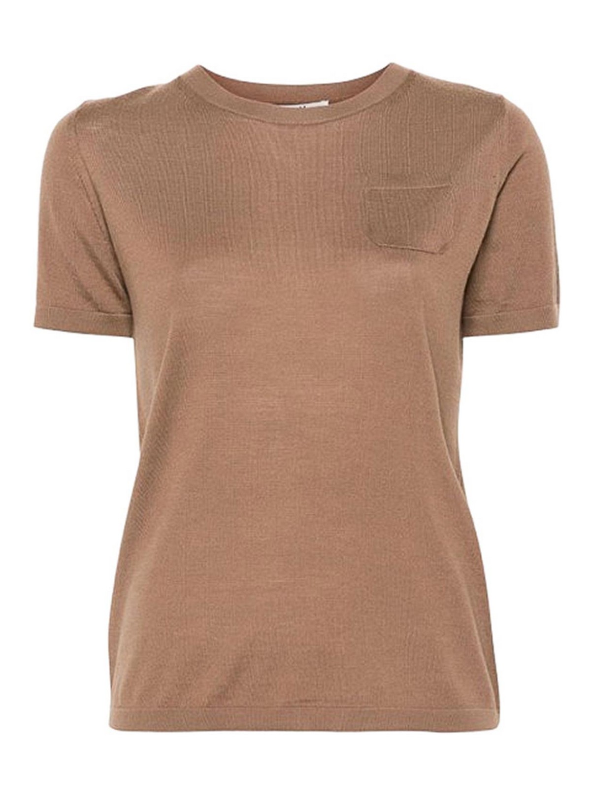 Egidio Crew Neck T-Shirt In Wool Yarn 2429366021650004 (S MAX MARA / ニット・セーター・カーディガン ) | S MAX MARA (エス マックスマーラ)