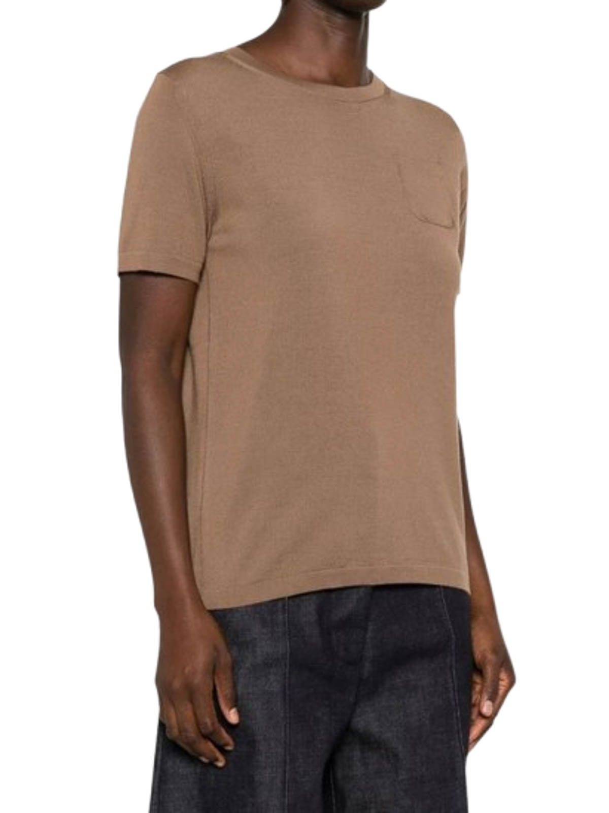 Egidio Crew Neck T-Shirt In Wool Yarn 2429366021650004 (S MAX MARA / ニット・セーター・カーディガン ) | S MAX MARA (エス マックスマーラ)(2)