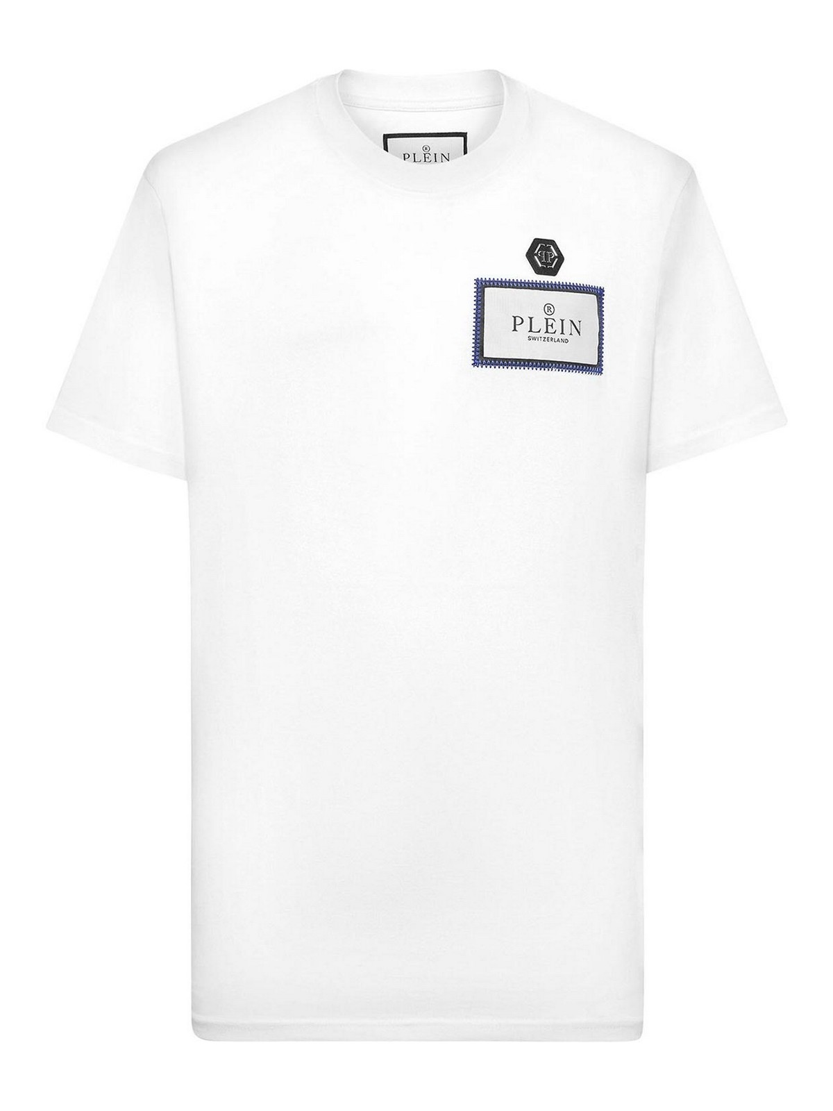 T-Shirt With Application SAECMTK8133PJY002N01 (PHILIPP PLEIN / Tシャツ・カットソー ) | PHILIPP PLEIN (フィリップ プレイン)