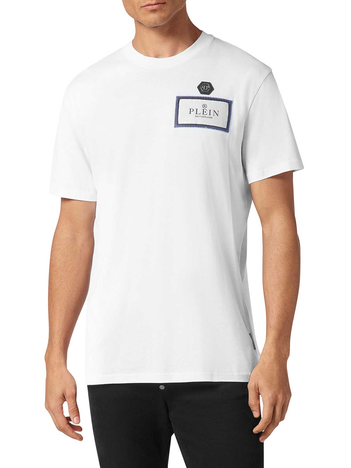 T-Shirt With Application SAECMTK8133PJY002N01 (PHILIPP PLEIN / Tシャツ・カットソー ) | PHILIPP PLEIN (フィリップ プレイン)(2)