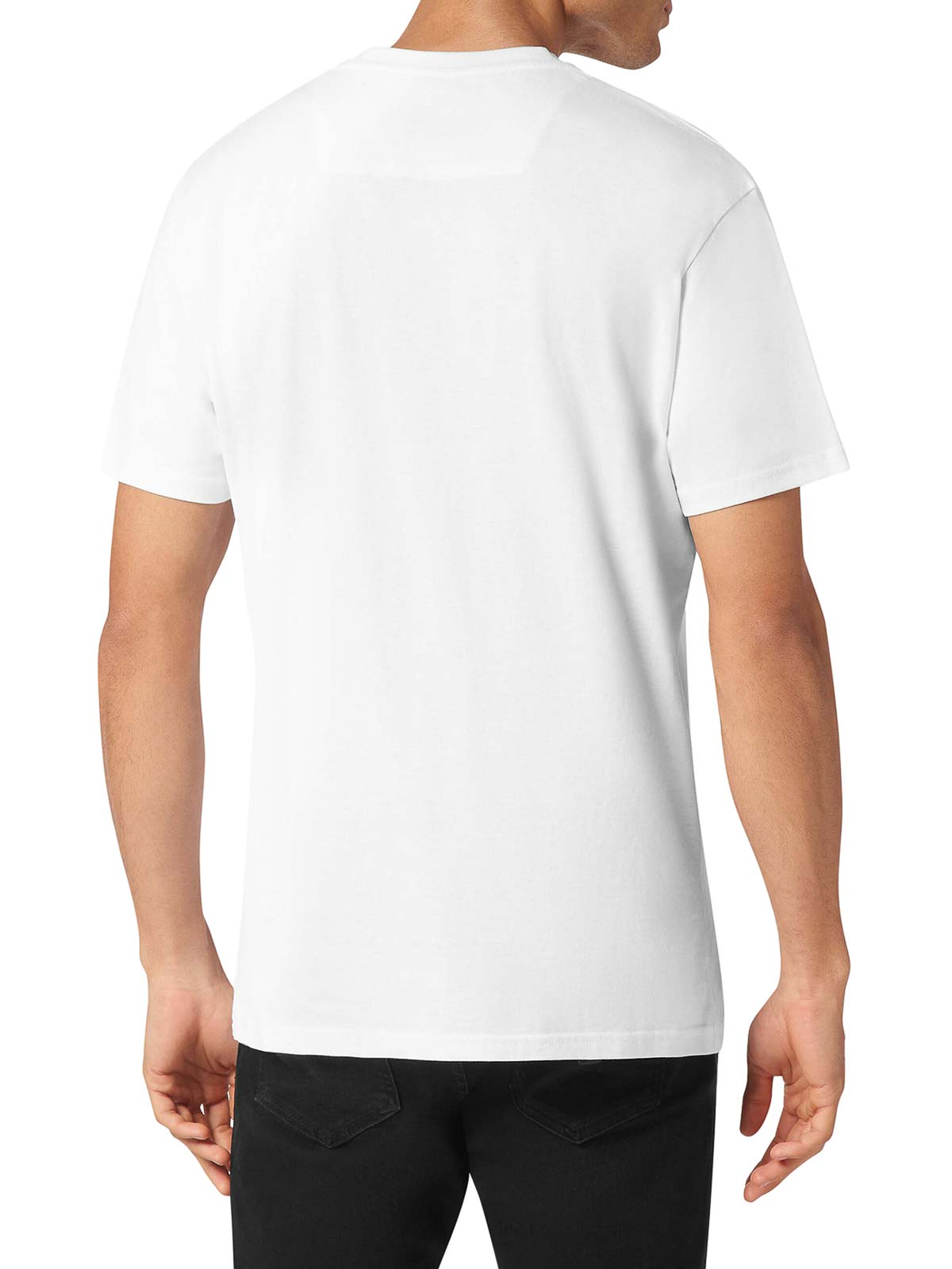 T-Shirt With Application SAECMTK8133PJY002N01 (PHILIPP PLEIN / Tシャツ・カットソー ) | PHILIPP PLEIN (フィリップ プレイン)(3)