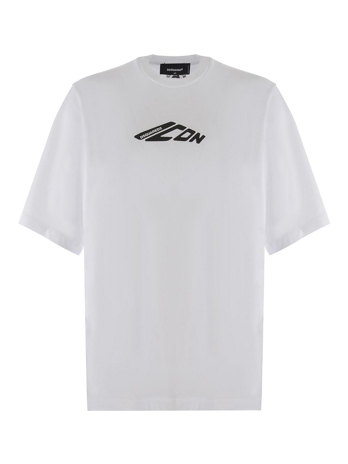 T-Shirt Icon in Cotton Jersey S80GC0071D20020100 (Dsquared2 / Tシャツ・カットソー ) | Dsquared2 (ディースクエアード)