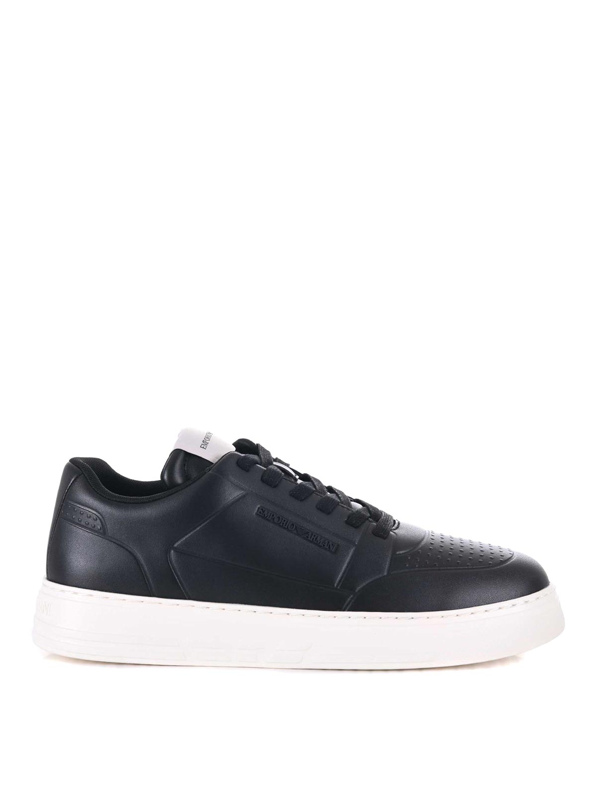 Leather Sneakers X4X677XF80500002 (EMPORIO ARMANI / スニーカー ) | EMPORIO ARMANI (エンポリオ アルマーニ)