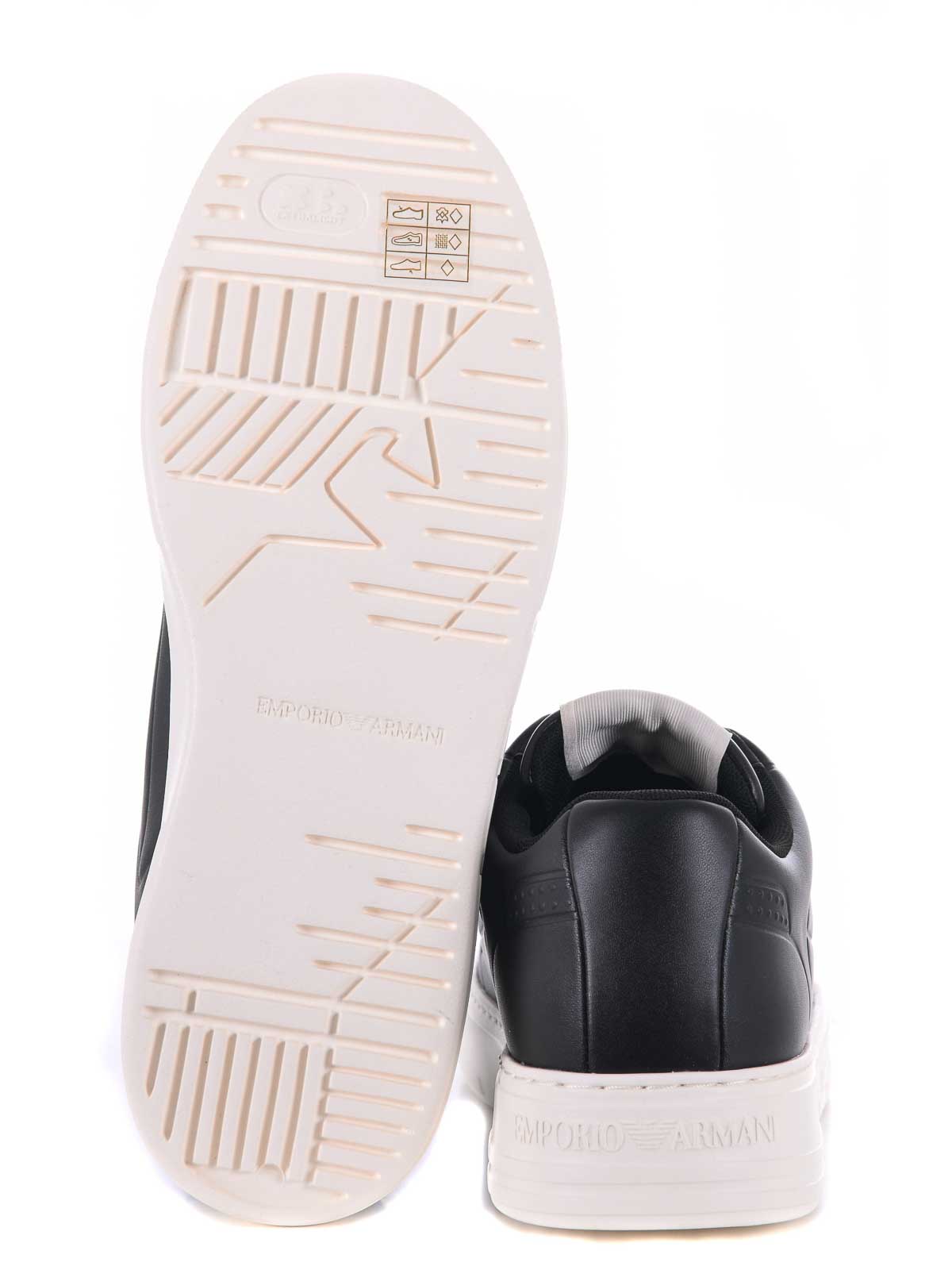 Leather Sneakers X4X677XF80500002 (EMPORIO ARMANI / スニーカー ) | EMPORIO ARMANI (エンポリオ アルマーニ)(4)