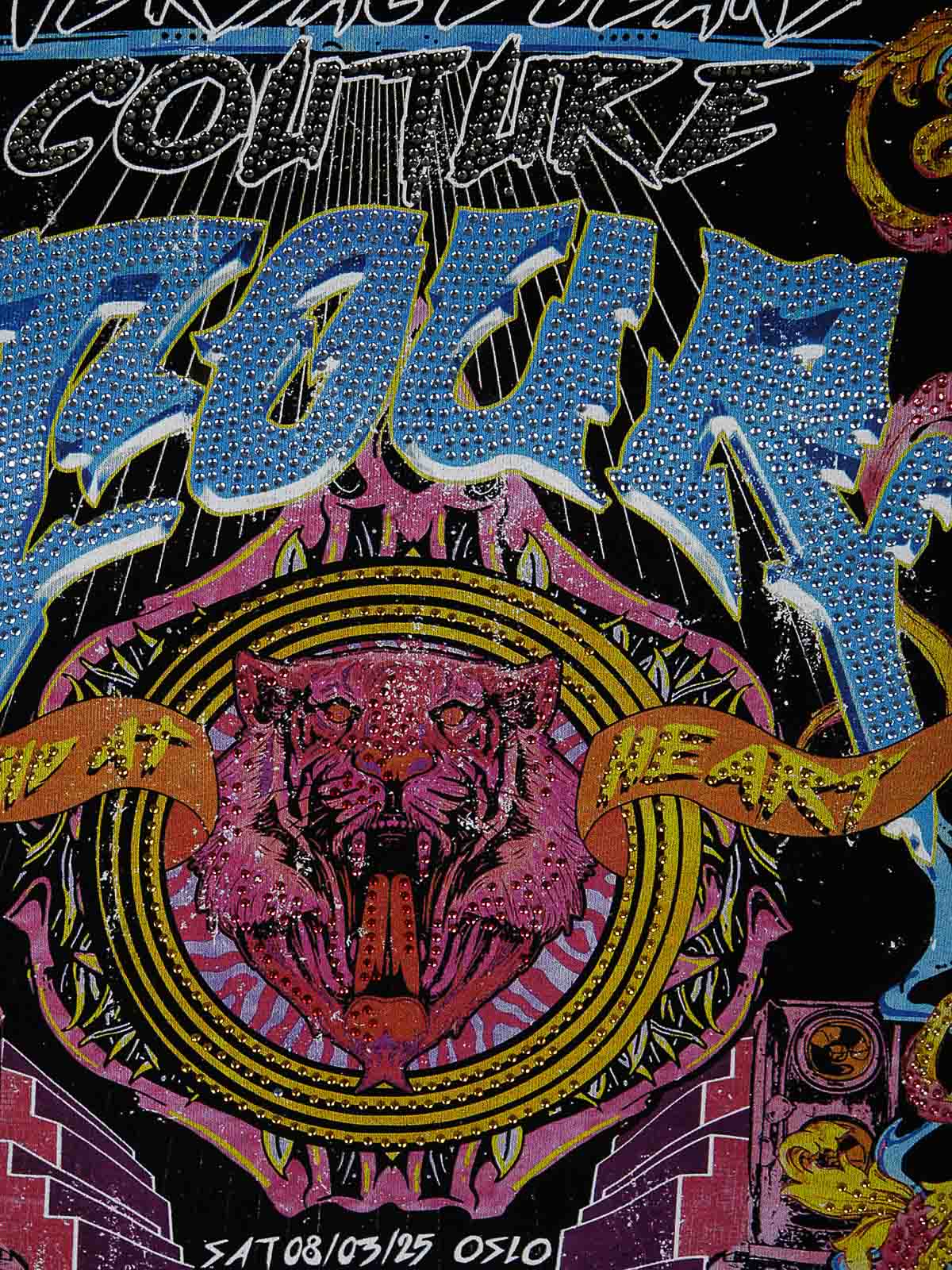 Logo Tour T-Shirt Cotton Jersey 78HAHC03CJ01C899 (VERSACE JEANS COUTURE / Tシャツ・カットソー ) | VERSACE JEANS COUTURE (ヴェルサーチェ ジーンズ クチュール)(2)