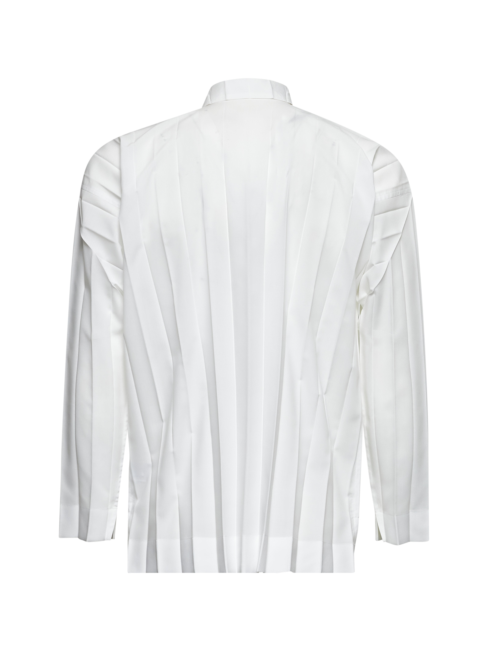 HOMME PLISSE ISSEY MIYAKE Shirts White FJ30601 (HOMME PLISSÉ ISSEY MIYAKE / シャツ・ブラウス ) | HOMME PLISSÉ ISSEY MIYAKE (オムプリッセ イッセイ ミヤケ)(1)