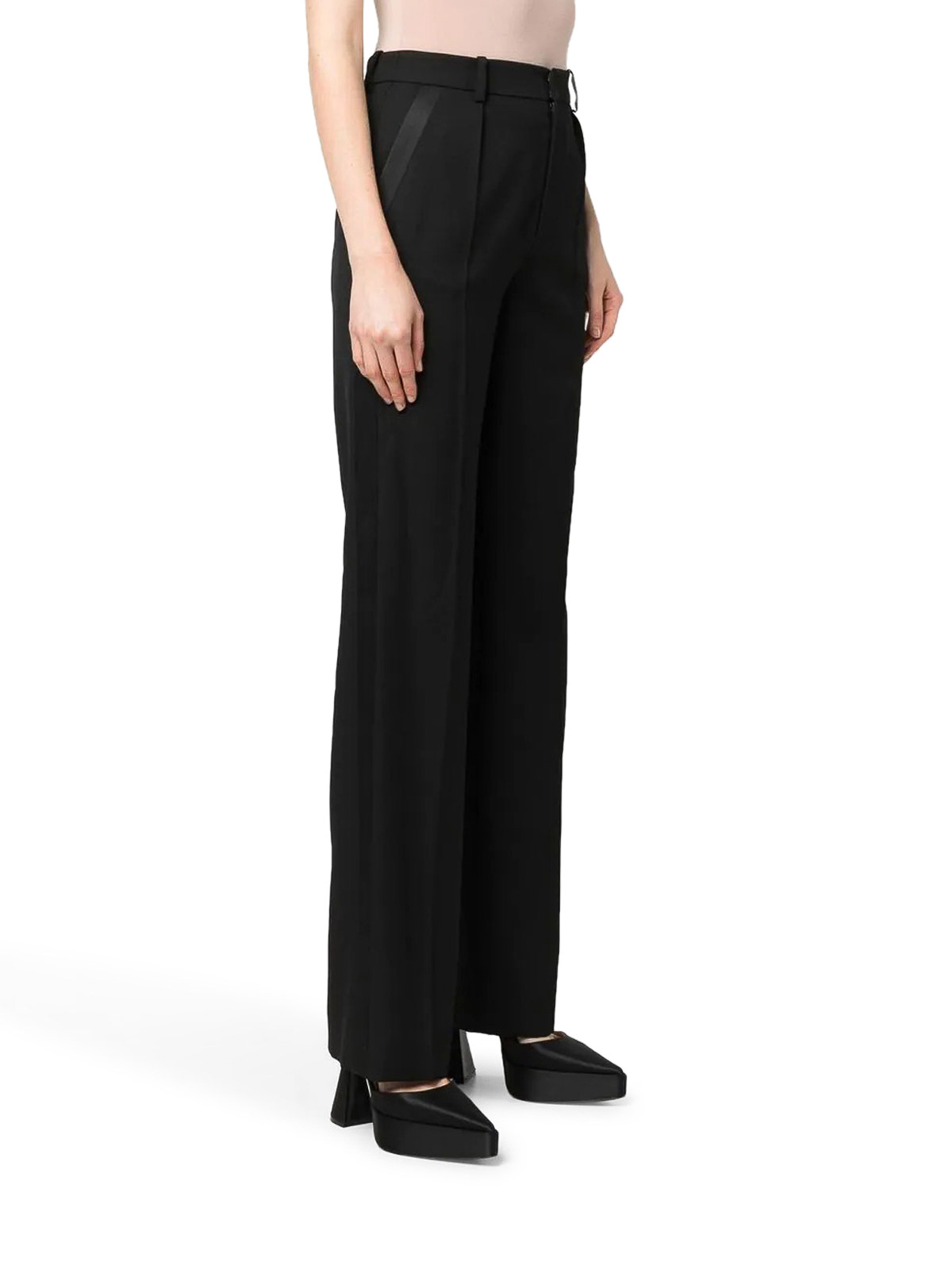 High-Waisted Straight-Leg Trousers 718838Y512W1000 (Saint Laurent / パンツ ) | Saint Laurent (サンローラン)(2)