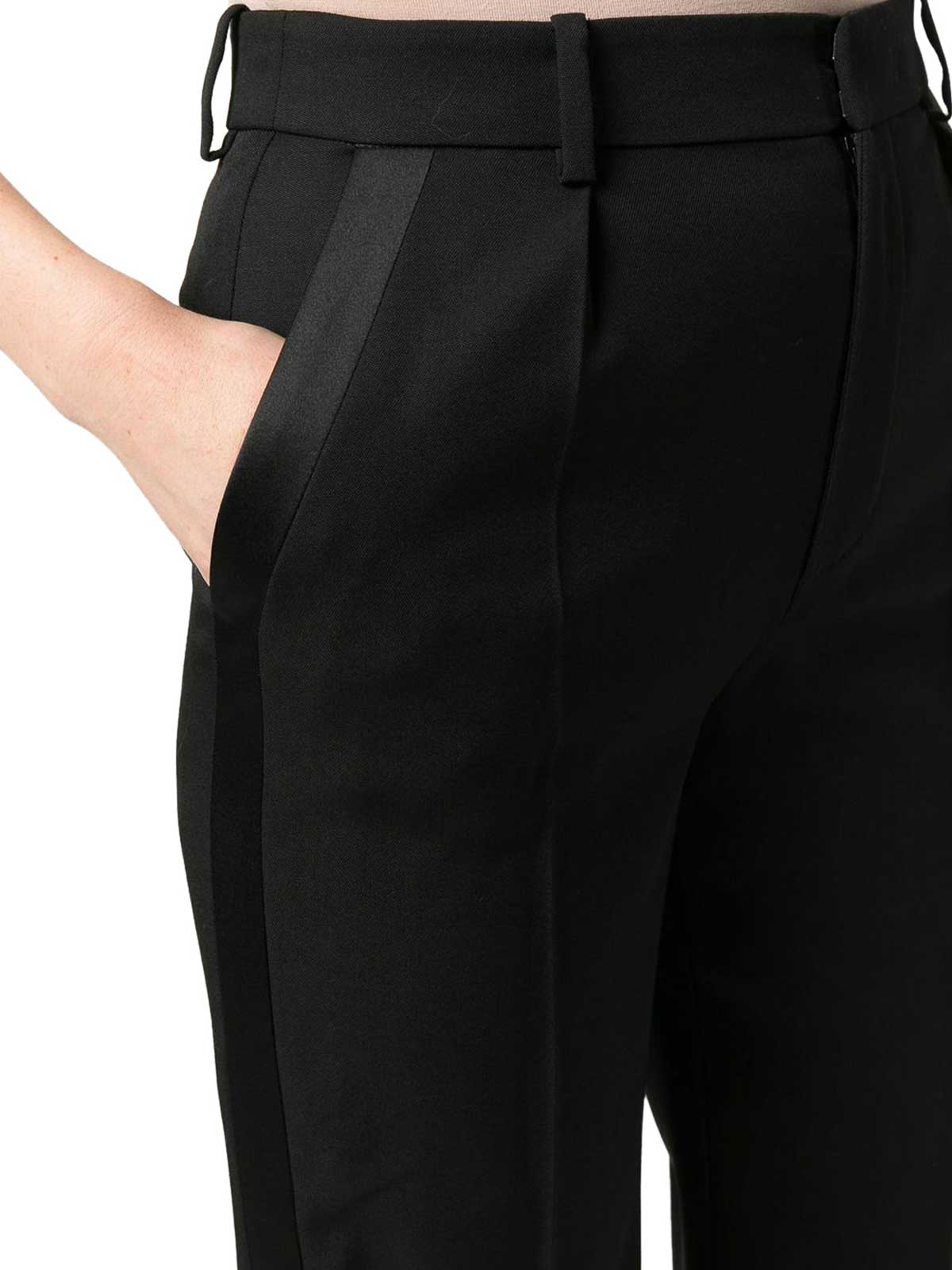 High-Waisted Straight-Leg Trousers 718838Y512W1000 (Saint Laurent / パンツ ) | Saint Laurent (サンローラン)(4)