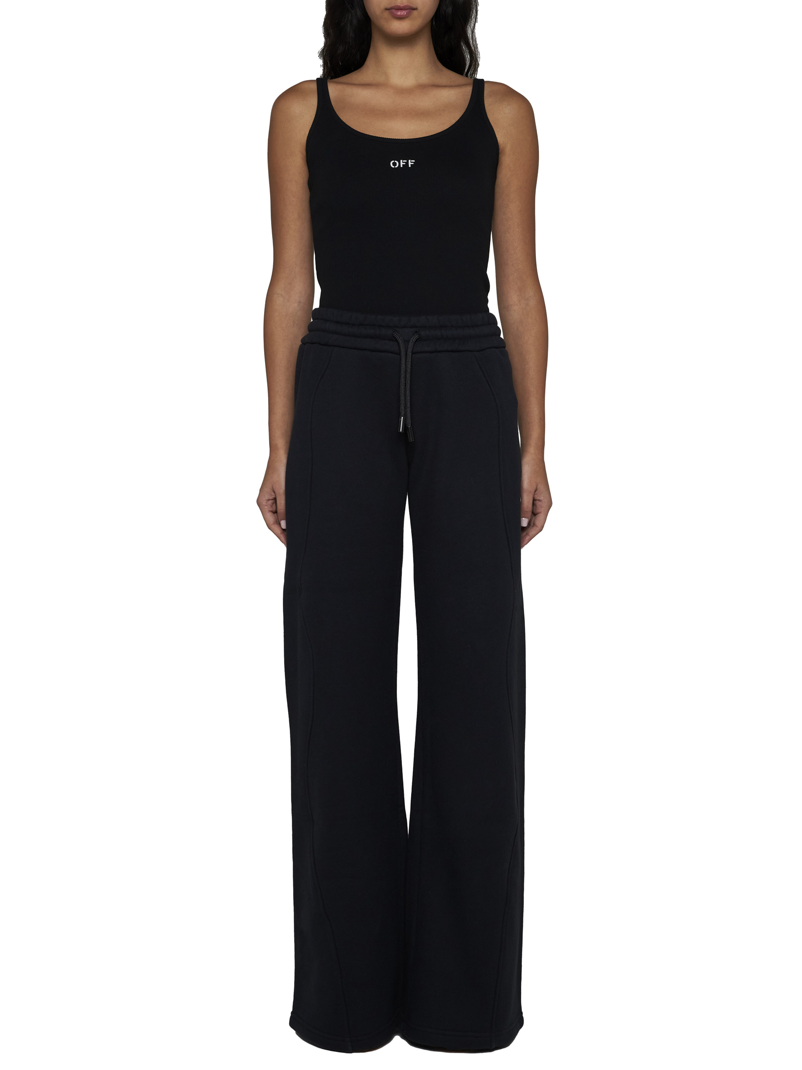 Off White T-shirts and Polos Black OWAD072C99JER0021001 (Off-White / タンクトップ・キャミソール ) | Off-White (オフホワイト)(1)