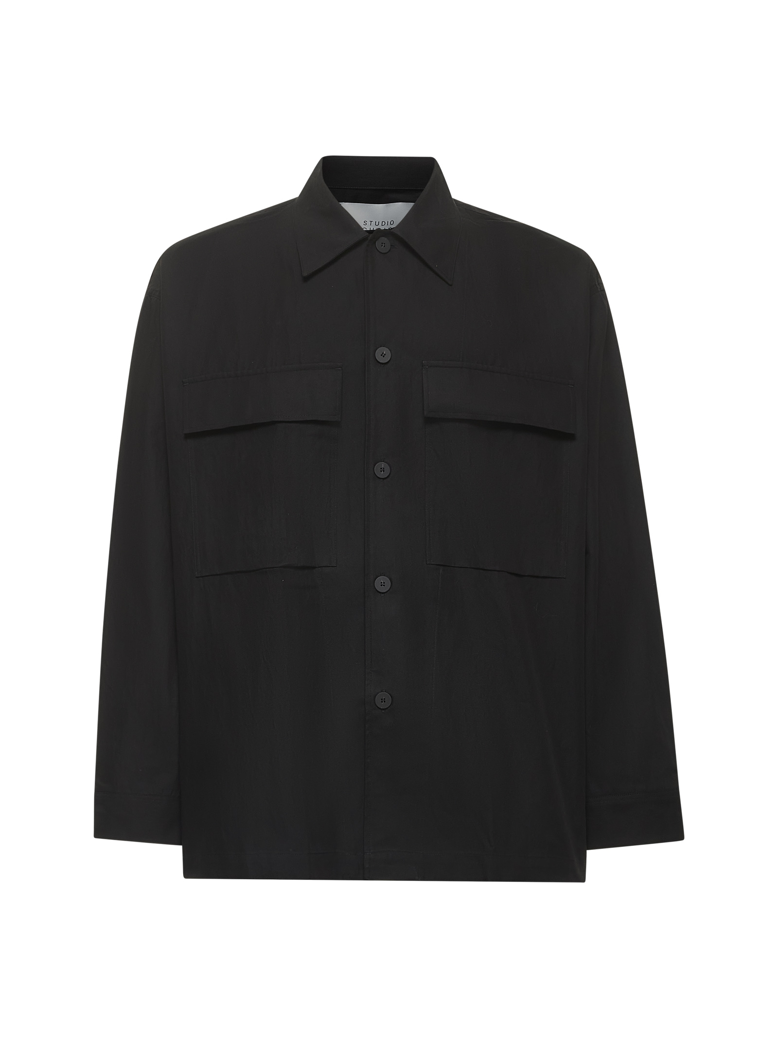 STUDIO NICHOLSON Shirts Black LANDISNM1280BLACK (Studio Nicholson / シャツ・ブラウス ) | Studio Nicholson (スタジオニコルソン)