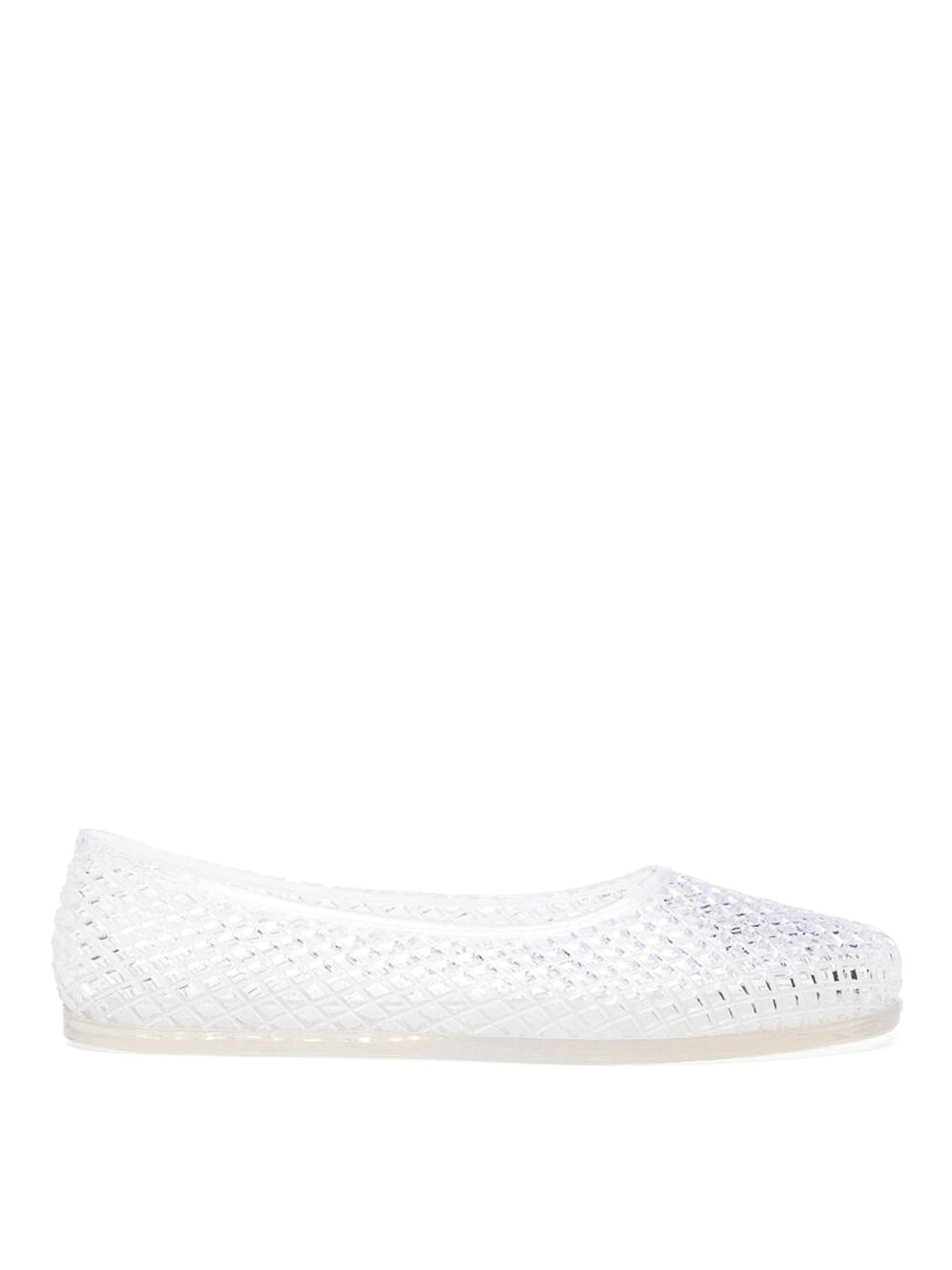 Perforated flats IROJELLYCLEAR (ANCIENT GREEK SANDALS / フラットシューズ ) | ANCIENT GREEK SANDALS (エンシェントグリークサンダルズ)