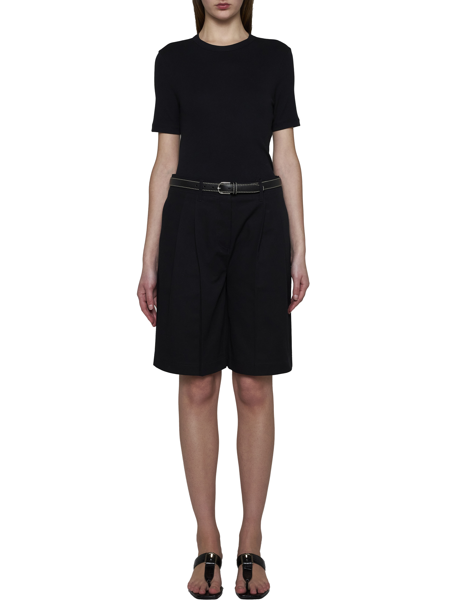 TOTEME T-shirts and Polos Black 241WRT1459FB0094001 (TOTEME / Tシャツ・カットソー ) | TOTEME (トーテム)(1)