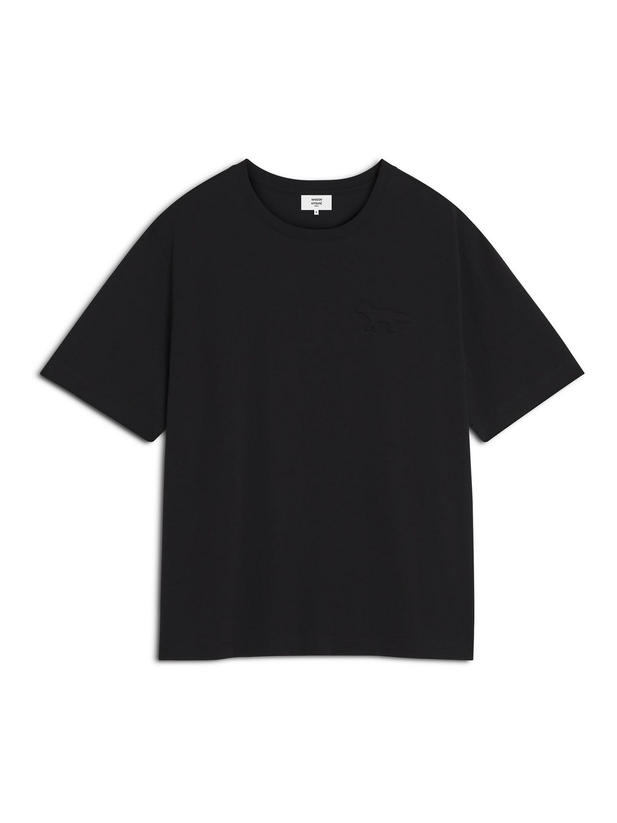 Embossed Profile Fox Oversize Tee-Shirt OM00116KJ7016P199 (Maison Kitsuné / Tシャツ・カットソー ) | Maison Kitsuné (メゾン キツネ)