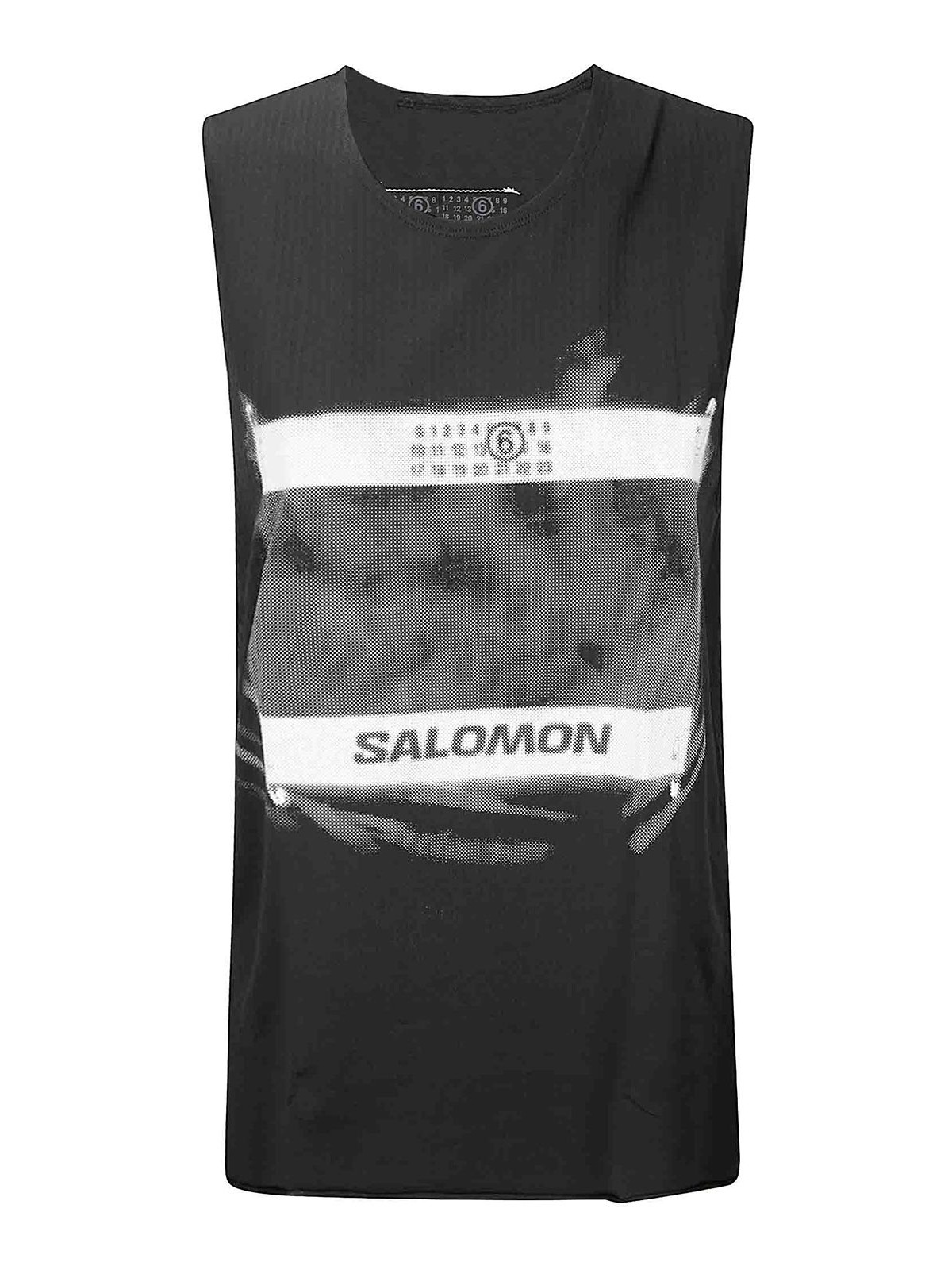 Abstract print tank top S52NL0071M20101900 (MM6 Maison Margiela / タンクトップ・キャミソール ) | MM6 Maison Margiela (エムエムシックス)