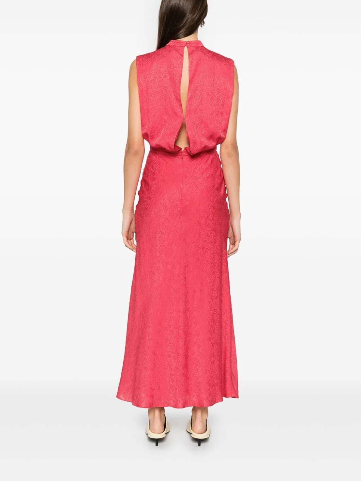 Fleur F Silk Dress 10956467HIBISCUS (SALONI / ワンピース・ドレス・オールインワン ) | SALONI (サローニ)(1)