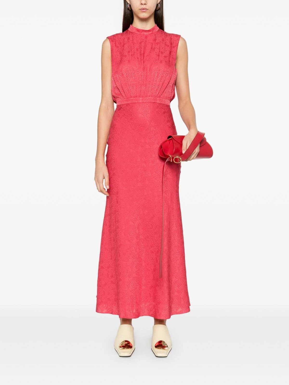 Fleur F Silk Dress 10956467HIBISCUS (SALONI / ワンピース・ドレス・オールインワン ) | SALONI (サローニ)(2)