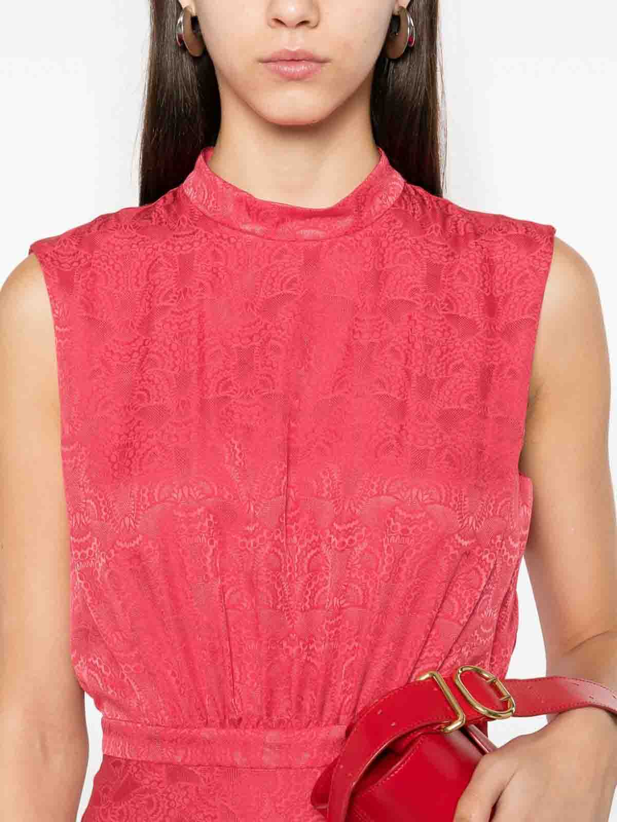 Fleur F Silk Dress 10956467HIBISCUS (SALONI / ワンピース・ドレス・オールインワン ) | SALONI (サローニ)(4)