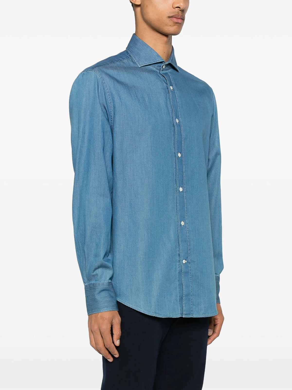 Denim Shirt MR6831718C001 (Brunello Cucinelli / シャツ・ブラウス ) | Brunello Cucinelli (ブルネロ・クチネリ)(2)