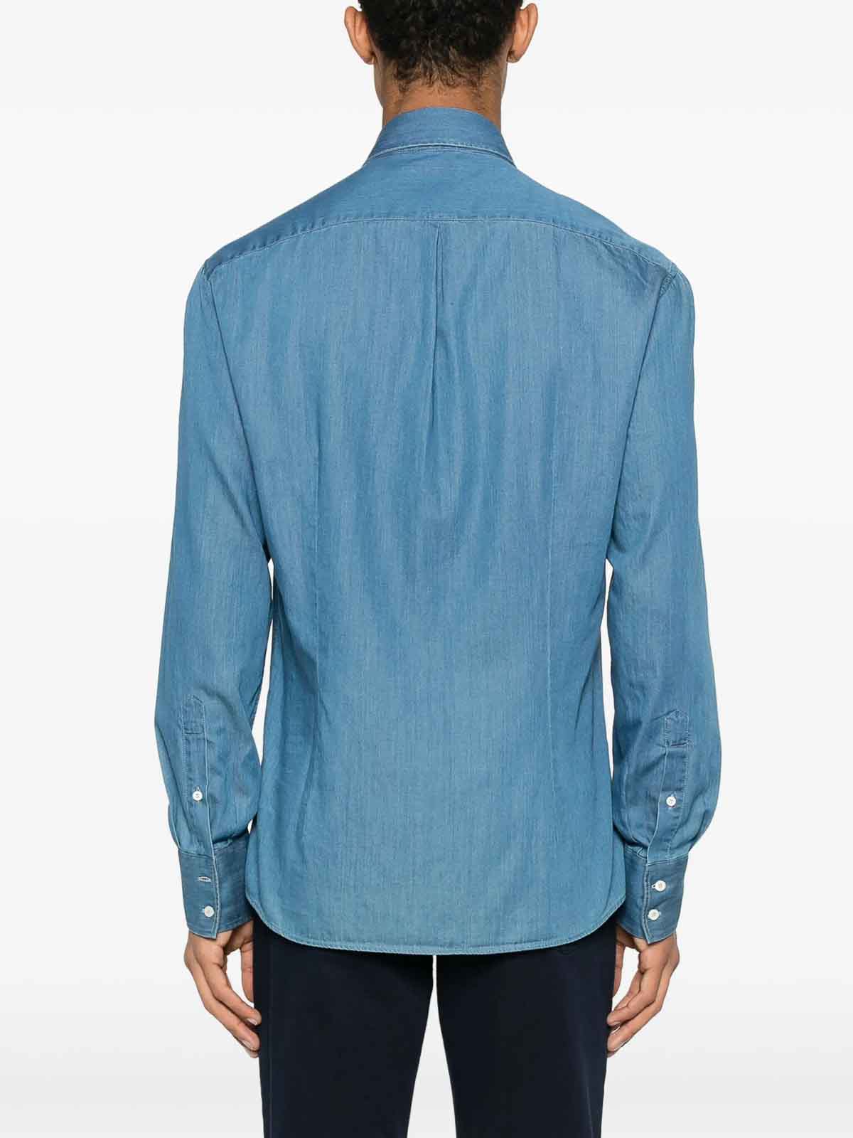 Denim Shirt MR6831718C001 (Brunello Cucinelli / シャツ・ブラウス ) | Brunello Cucinelli (ブルネロ・クチネリ)(3)
