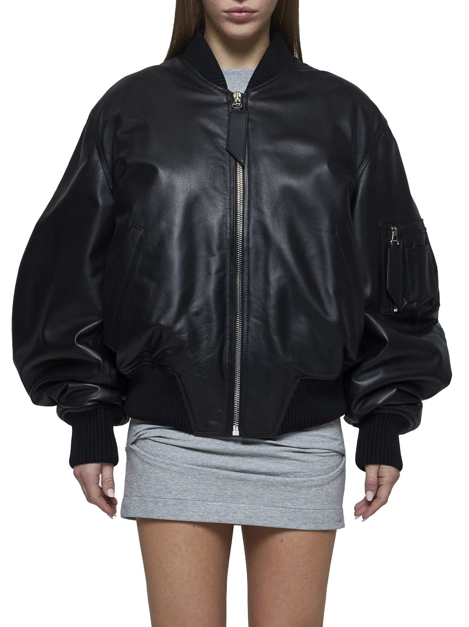 The Attico Coats Black 250WCB00004LBT128AA100 (THE ATTICO / レザー&ファージャケット・コート ) | THE ATTICO (ジ・アティコ)(2)