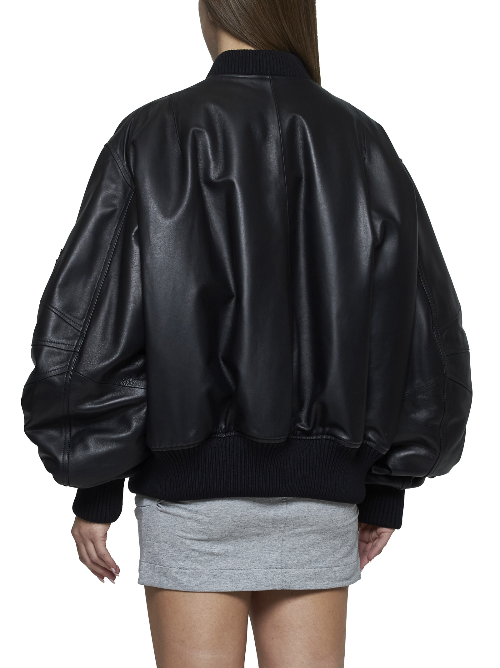 The Attico Coats Black 250WCB00004LBT128AA100 (THE ATTICO / レザー&ファージャケット・コート ) | THE ATTICO (ジ・アティコ)(3)