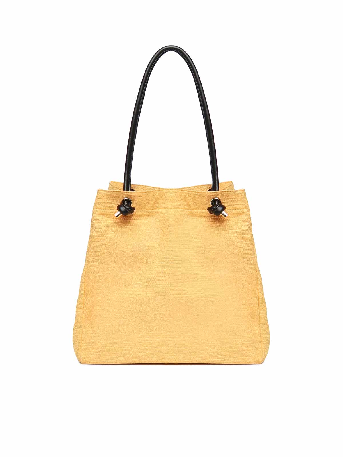 Beach Club Shopping Bag 73BS92701BEACHCLUBGIALLONERO (V°73 / トートバッグ ) | V°73 (ヴィ セッタンタトレ)(1)