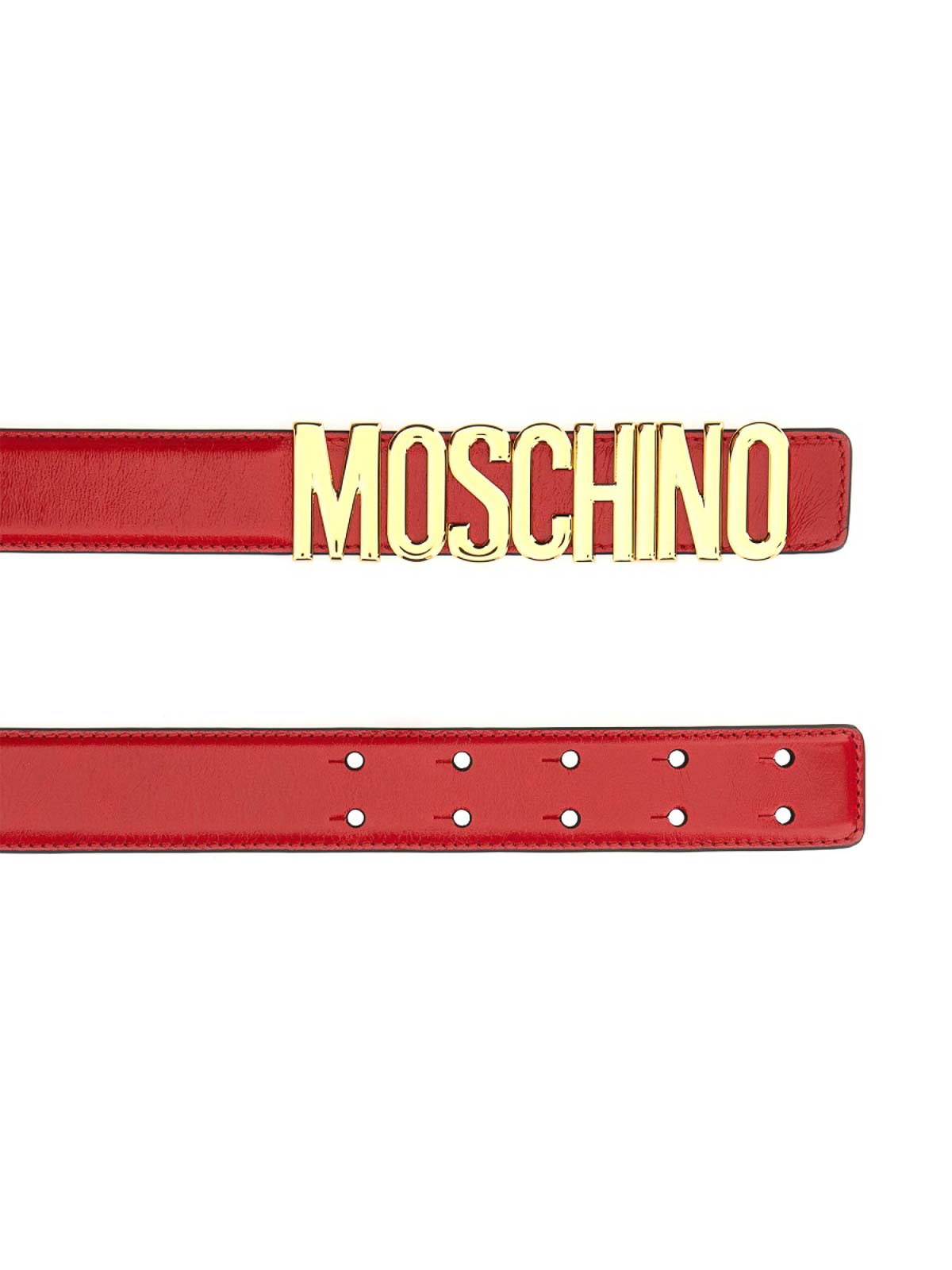 Leather belt MC6000PP0MOQ0500 (MOSCHINO / ベルト・サスペンダー ) | MOSCHINO (モスキーノ)(1)