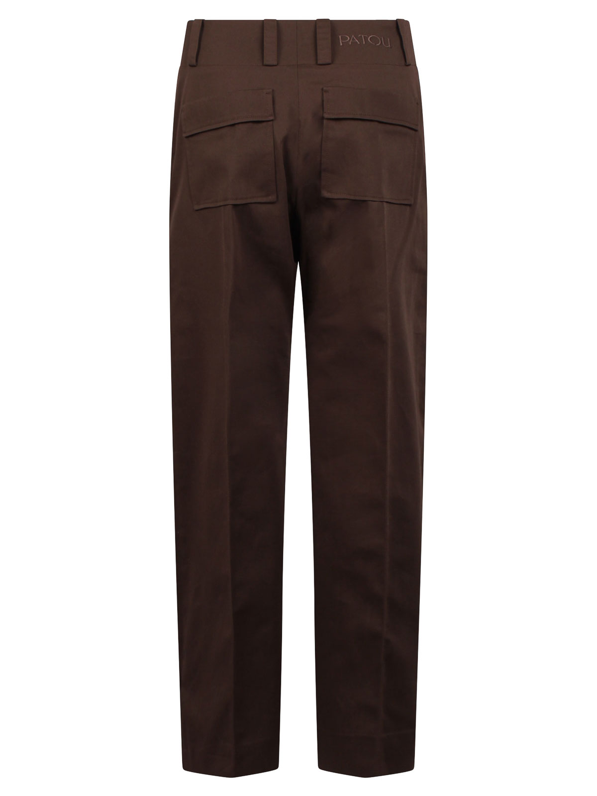 Trousers with large belt in organic gabardine TR0450074808B (Patou / パンツ ) | Patou (パトゥ)(1)