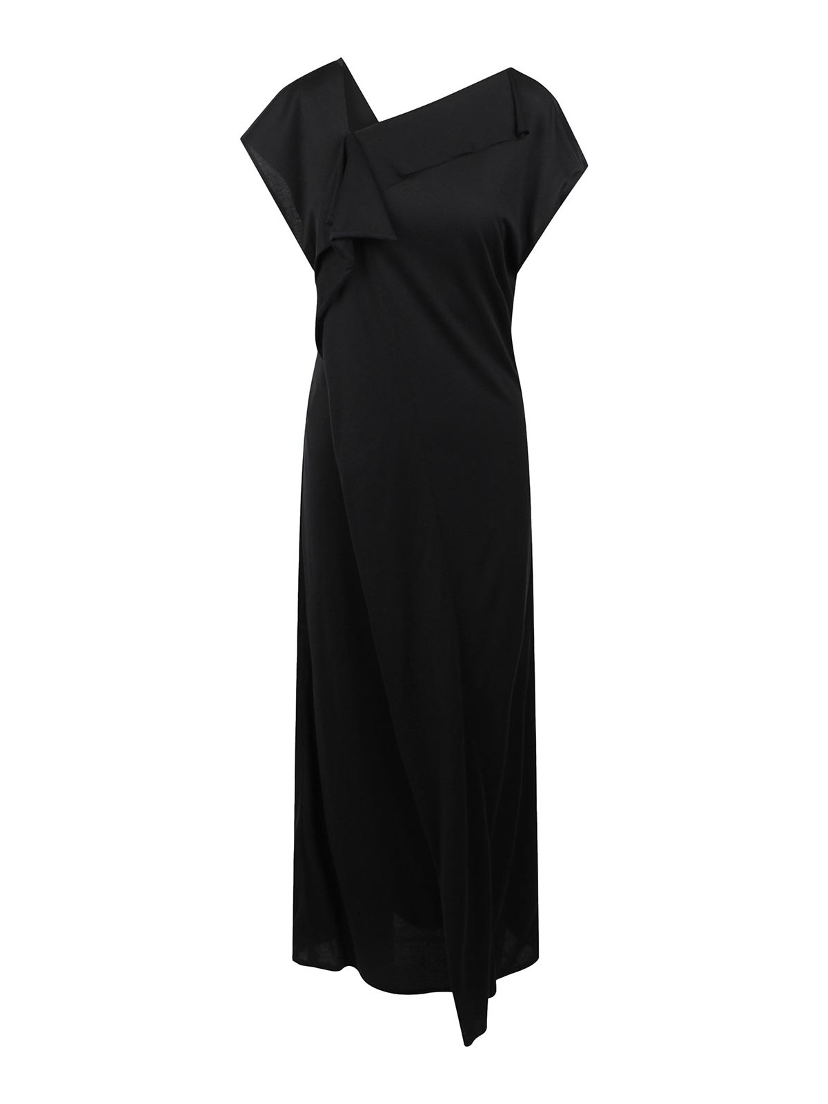 Long asymmetrical dress ABCJF58BV0TJ02700N99 (PLAN C / ワンピース・ドレス・オールインワン ) | PLAN C (プラン シー)