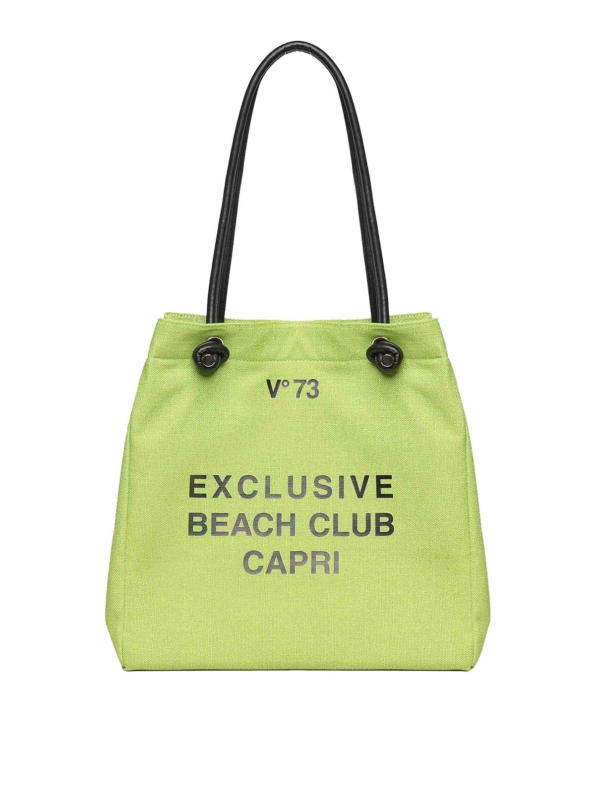 Beach Club Shopping Bag 73BS92701BEACHCLUBLIMENERO (V°73 / トートバッグ ) | V°73 (ヴィ セッタンタトレ)