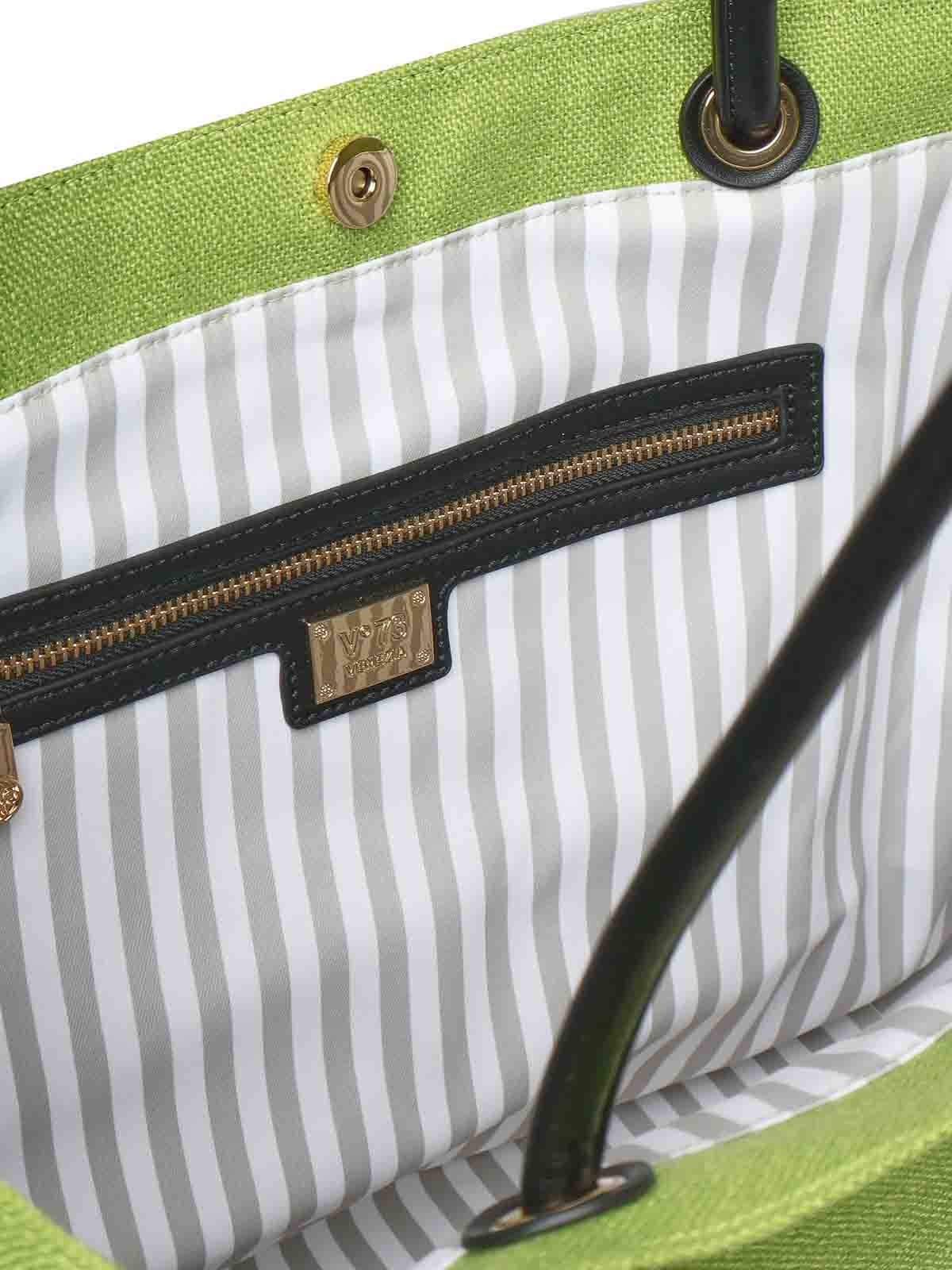 Beach Club Shopping Bag 73BS92701BEACHCLUBLIMENERO (V°73 / トートバッグ ) | V°73 (ヴィ セッタンタトレ)(3)