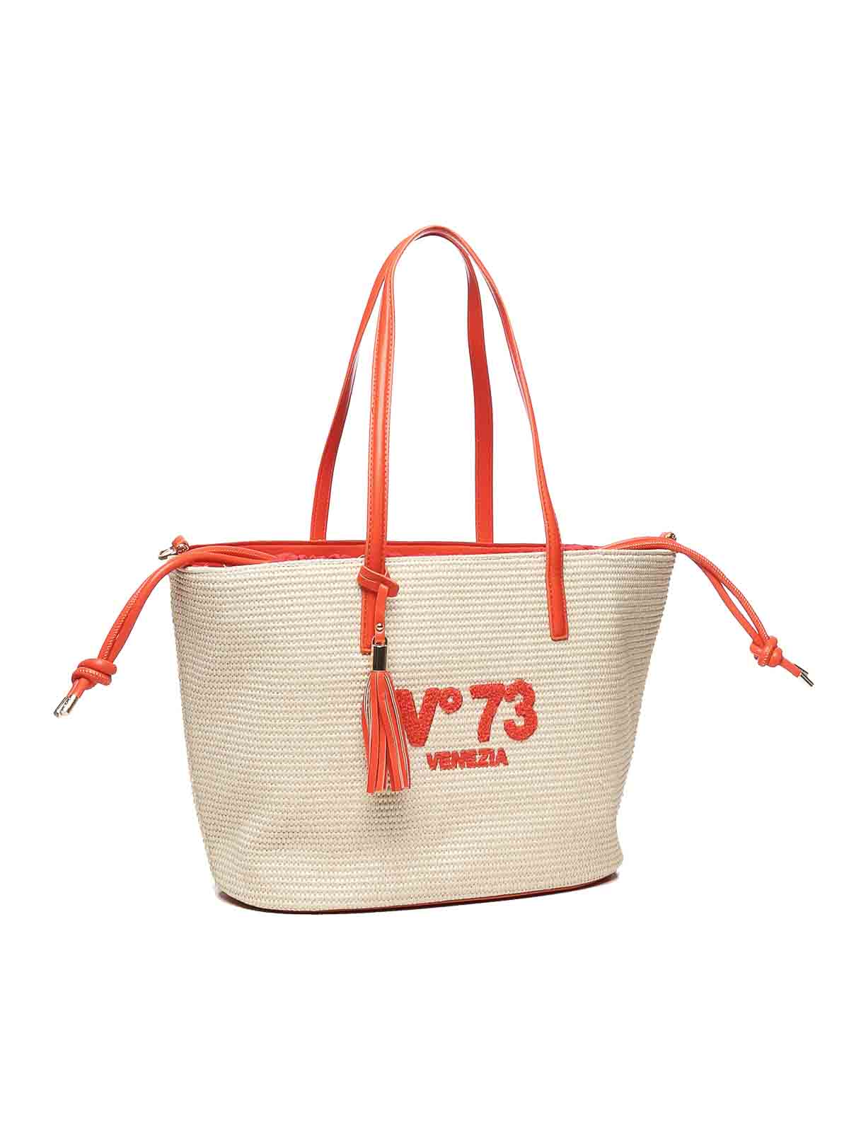 Inge Tote Bag 73BS8VL01INGEOFFWHCORALLO (V°73 / トートバッグ ) | V°73 (ヴィ セッタンタトレ)(2)