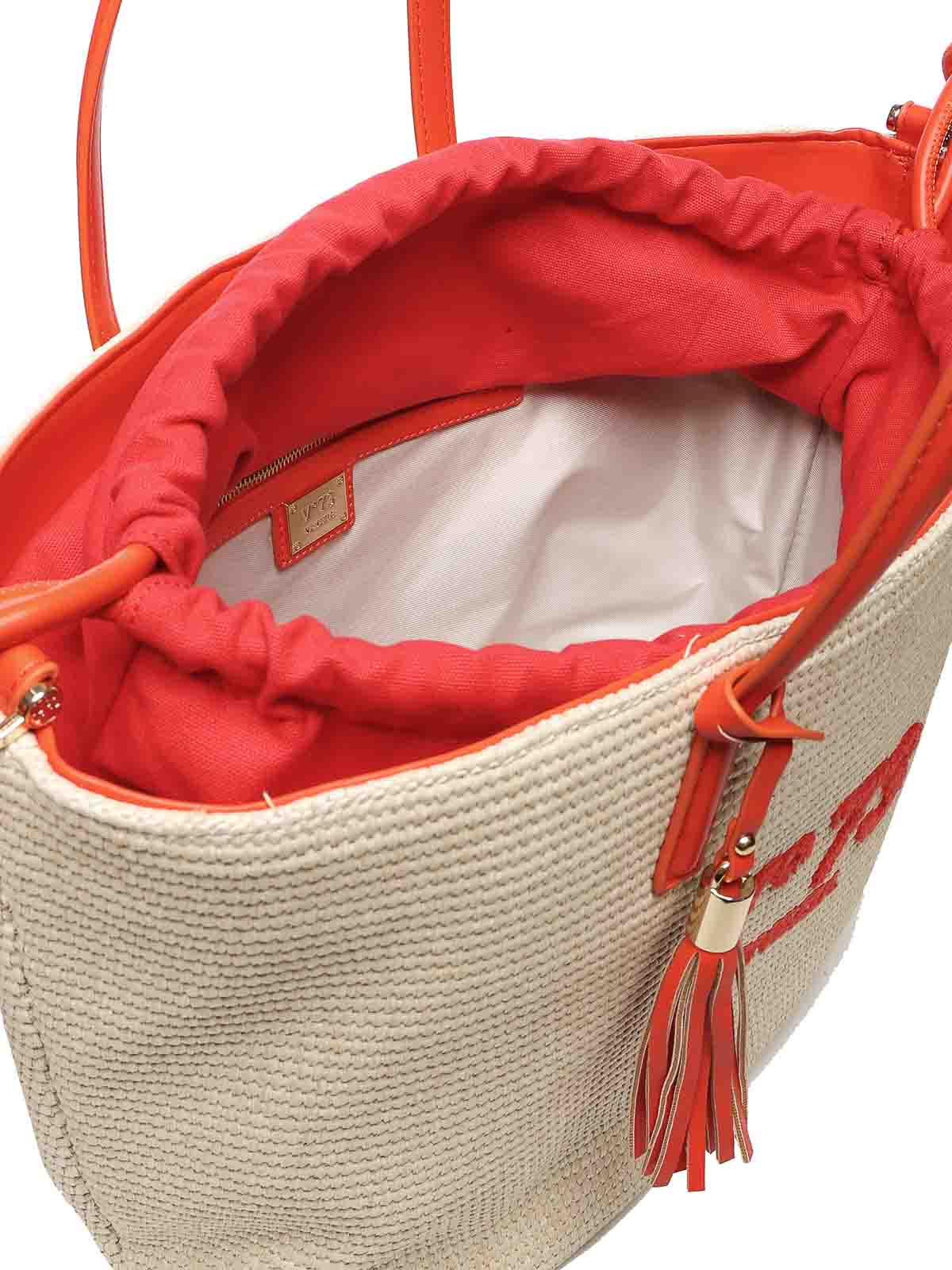 Inge Tote Bag 73BS8VL01INGEOFFWHCORALLO (V°73 / トートバッグ ) | V°73 (ヴィ セッタンタトレ)(3)