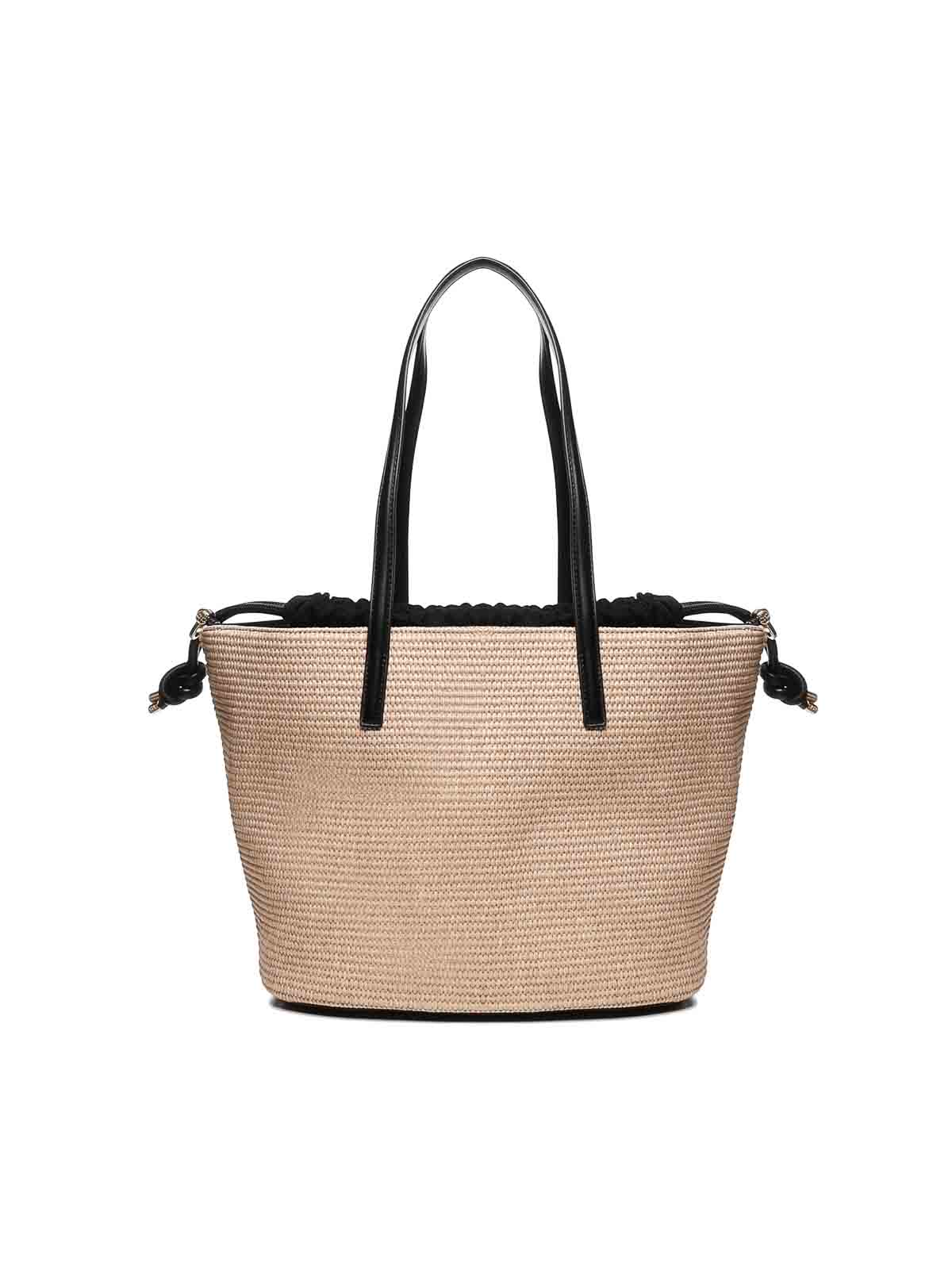 Inge Tote Bag 73BS8VL01INGENATURALENERO (V°73 / トートバッグ ) | V°73 (ヴィ セッタンタトレ)(1)