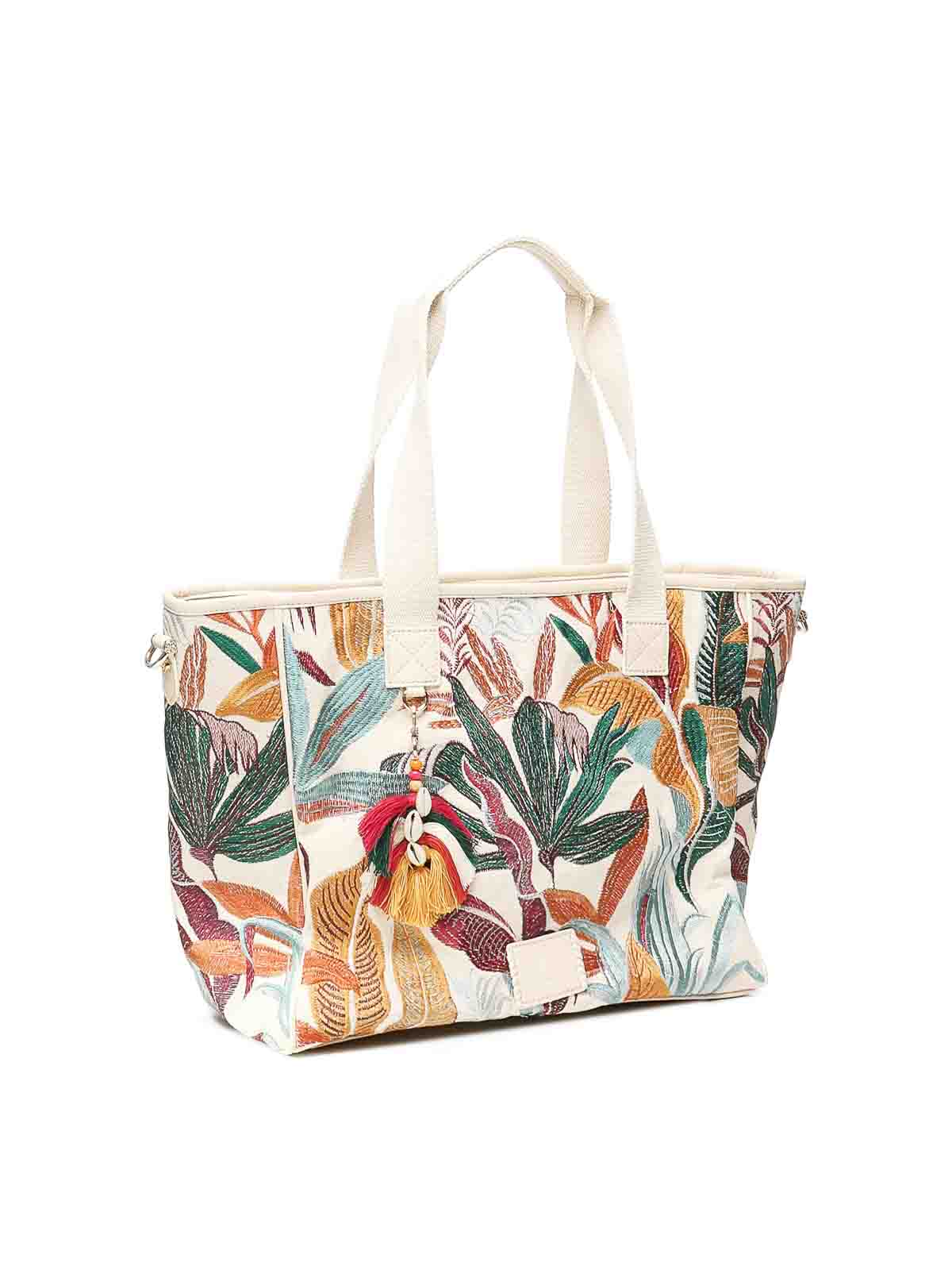 Clarissa Tote Bag 73BS8ZM02CLARISSANATURMULTICOLOR (V°73 / トートバッグ ) | V°73 (ヴィ セッタンタトレ)(2)