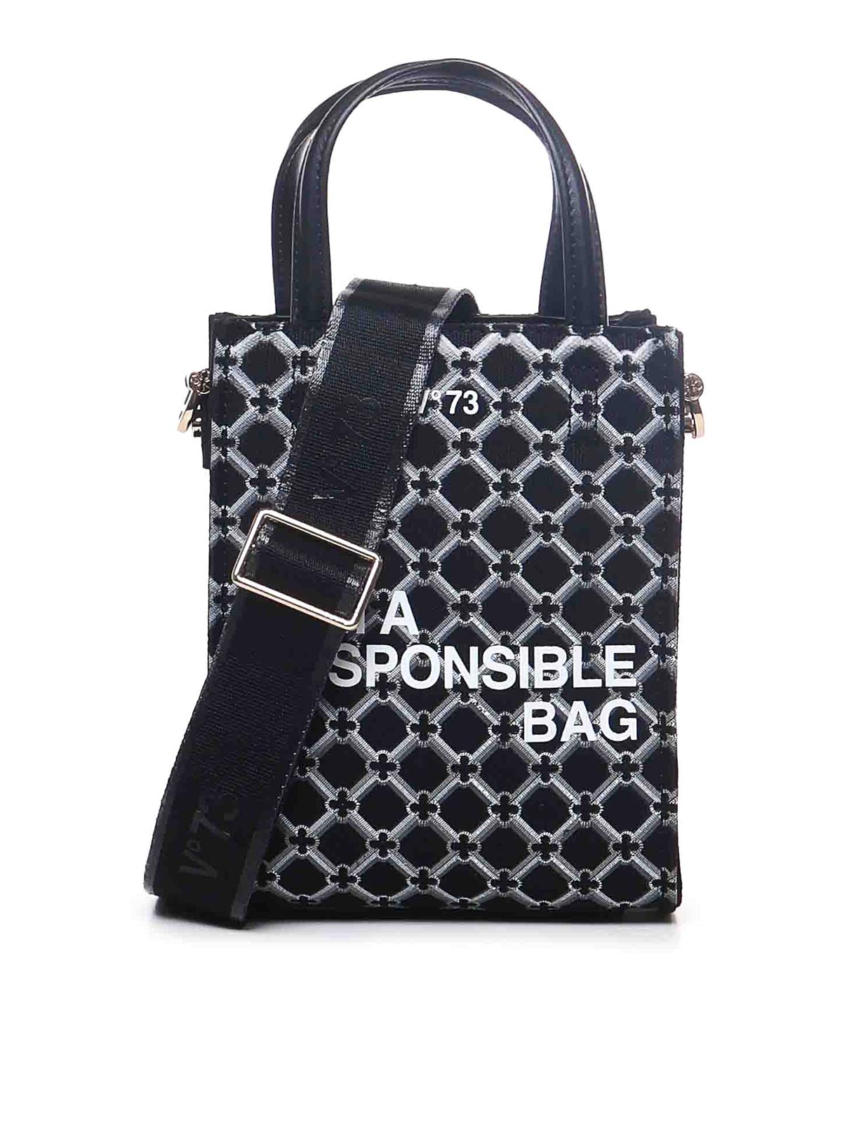 Shopping Bag Responsibility 73BS7Q903RESPONSIBILITYLOGONERO (V°73 / トートバッグ ) | V°73 (ヴィ セッタンタトレ)