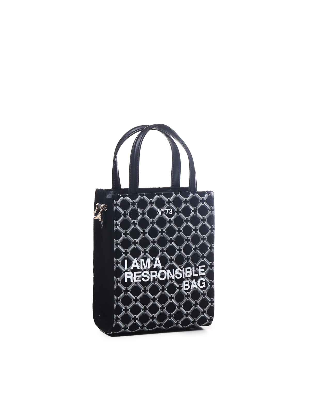 Shopping Bag Responsibility 73BS7Q903RESPONSIBILITYLOGONERO (V°73 / トートバッグ ) | V°73 (ヴィ セッタンタトレ)(2)