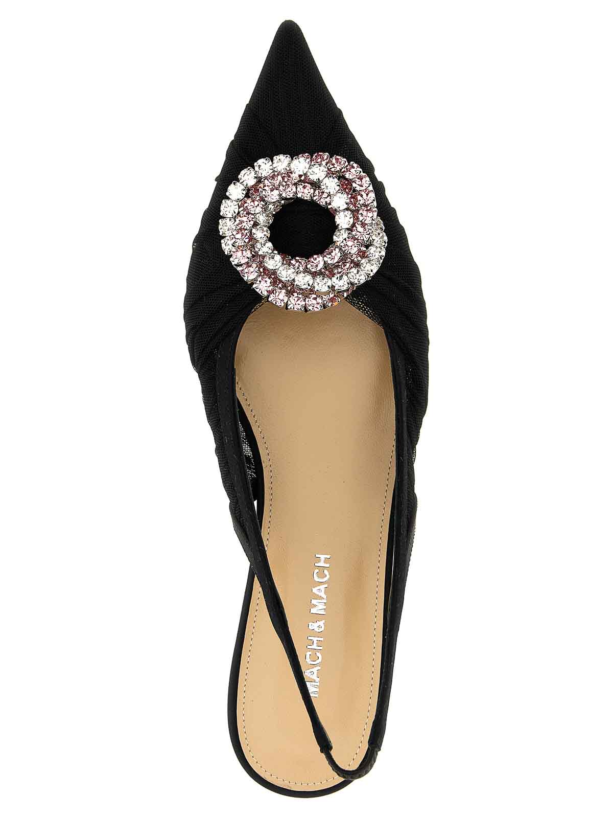 Galaxy Slingback R25S086710X18BLKCP (MACH & MACH / パンプス・ハイヒール ) | MACH & MACH (マッハ&マッハ)(3)