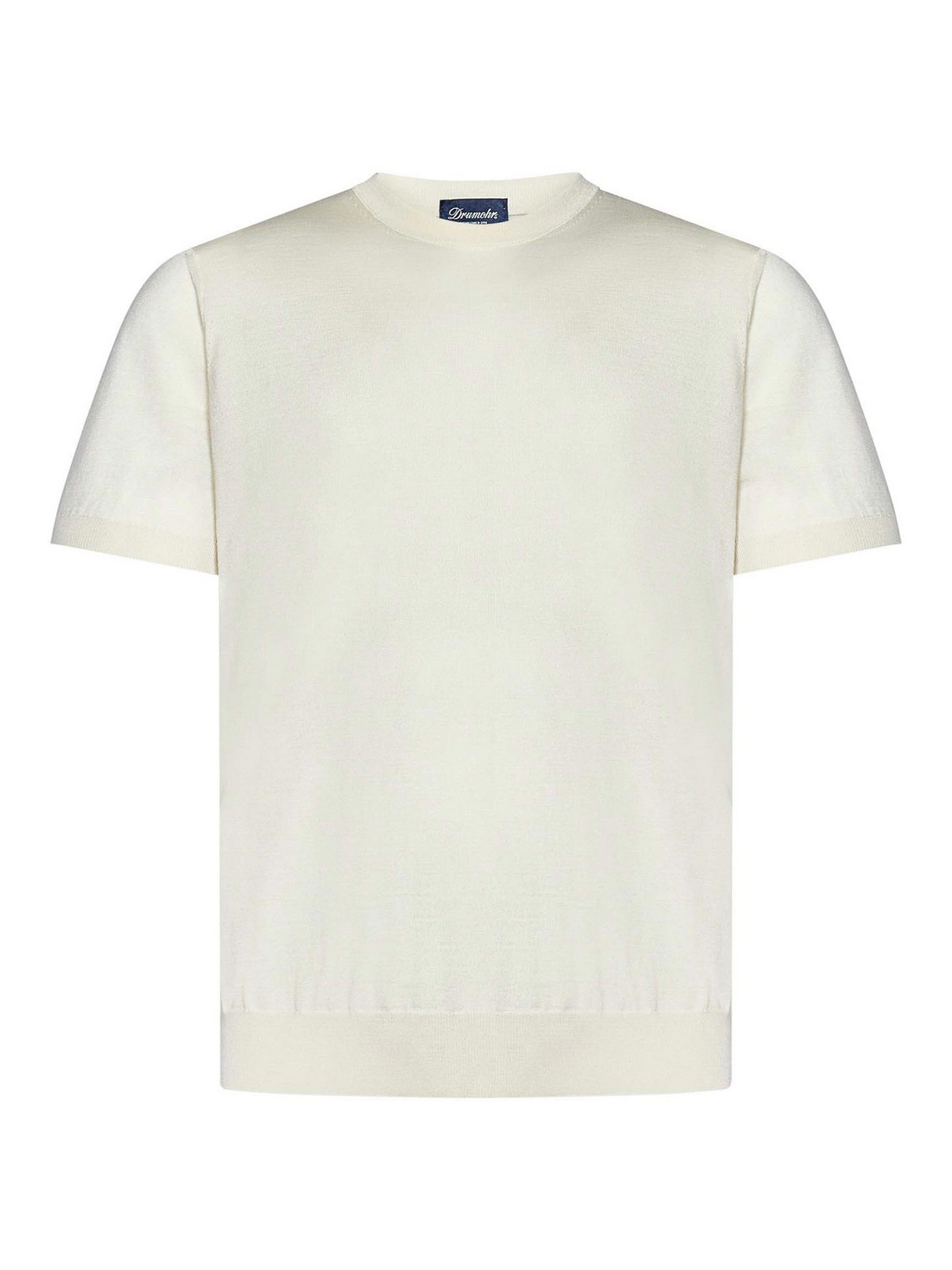 Milk White T-Shirt D0KK303105 (Drumohr / Tシャツ・カットソー ) | Drumohr (ドルモア)