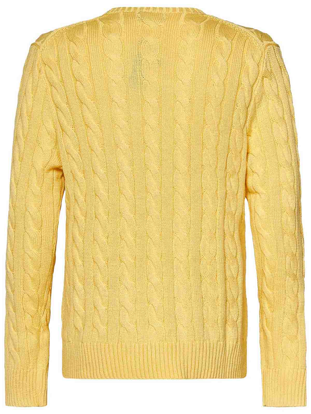 Yellow Cotton Cable-Knit Crewneck Sweater Wit 710775885004 (Polo Ralph Lauren / ニット・セーター・カーディガン ) | Polo Ralph Lauren (ポロ ラルフ ローレン)(1)
