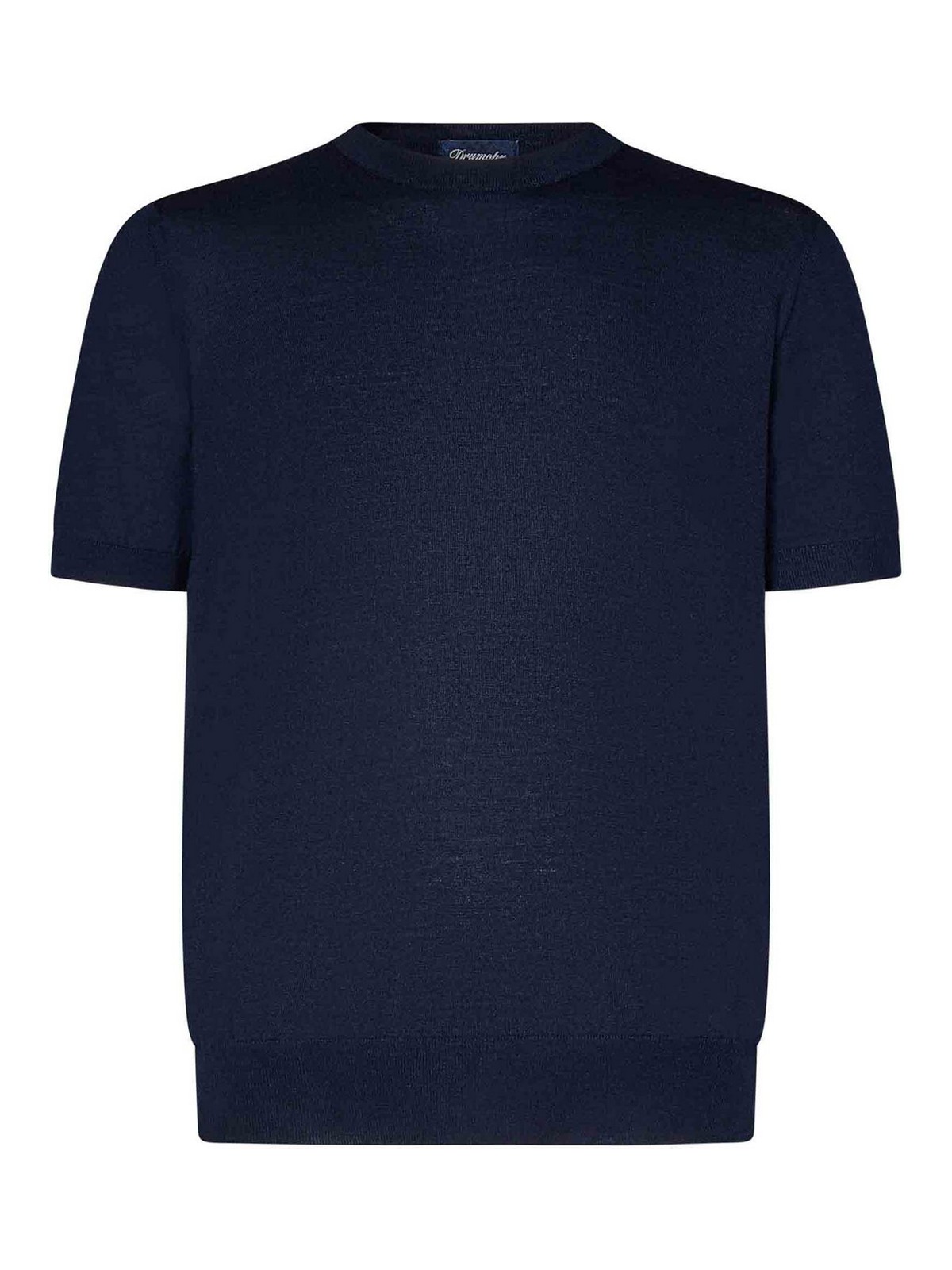 Dark Blue T-Shirt D0KK303790 (Drumohr / Tシャツ・カットソー ) | Drumohr (ドルモア)
