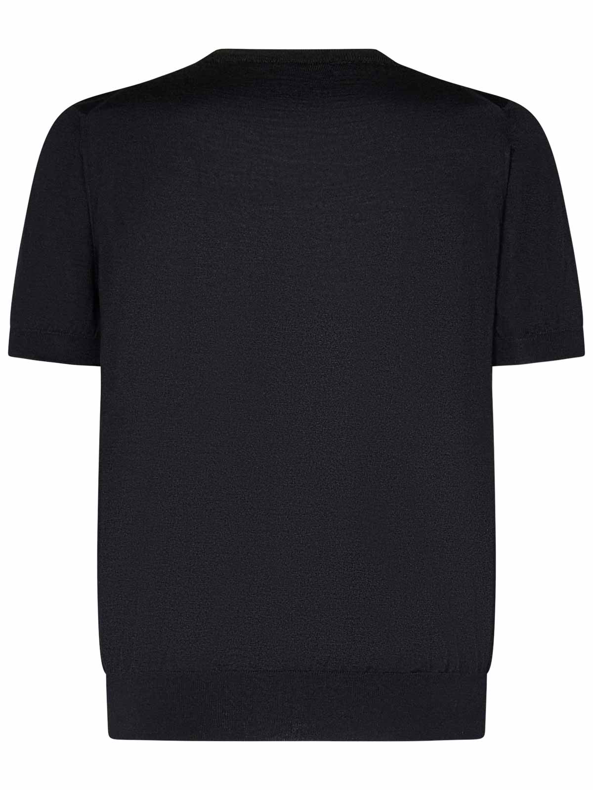 Black T-Shirt D0KK303690 (Drumohr / Tシャツ・カットソー ) | Drumohr (ドルモア)(1)
