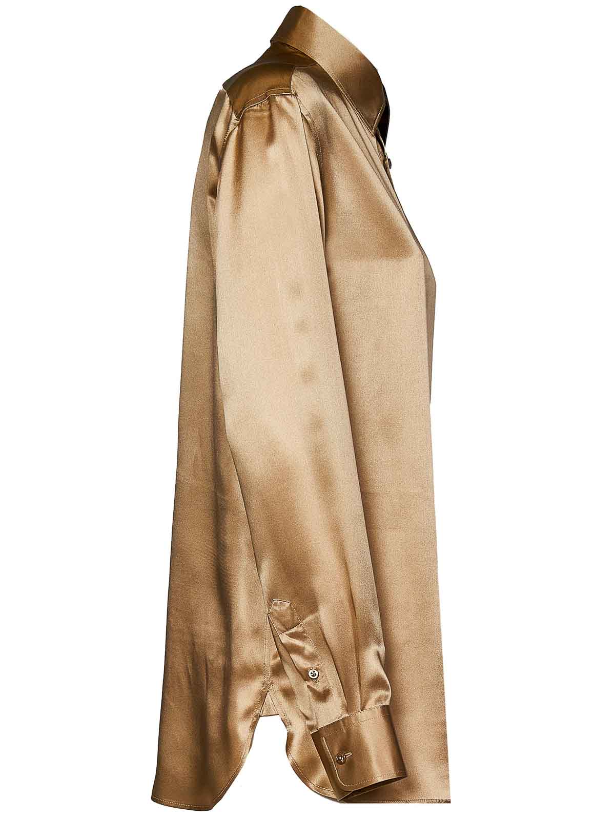 Gold Silk Shirt 290966327001 (RALPH LAUREN / シャツ・ブラウス ) | RALPH LAUREN (ラルフ ローレン)(2)