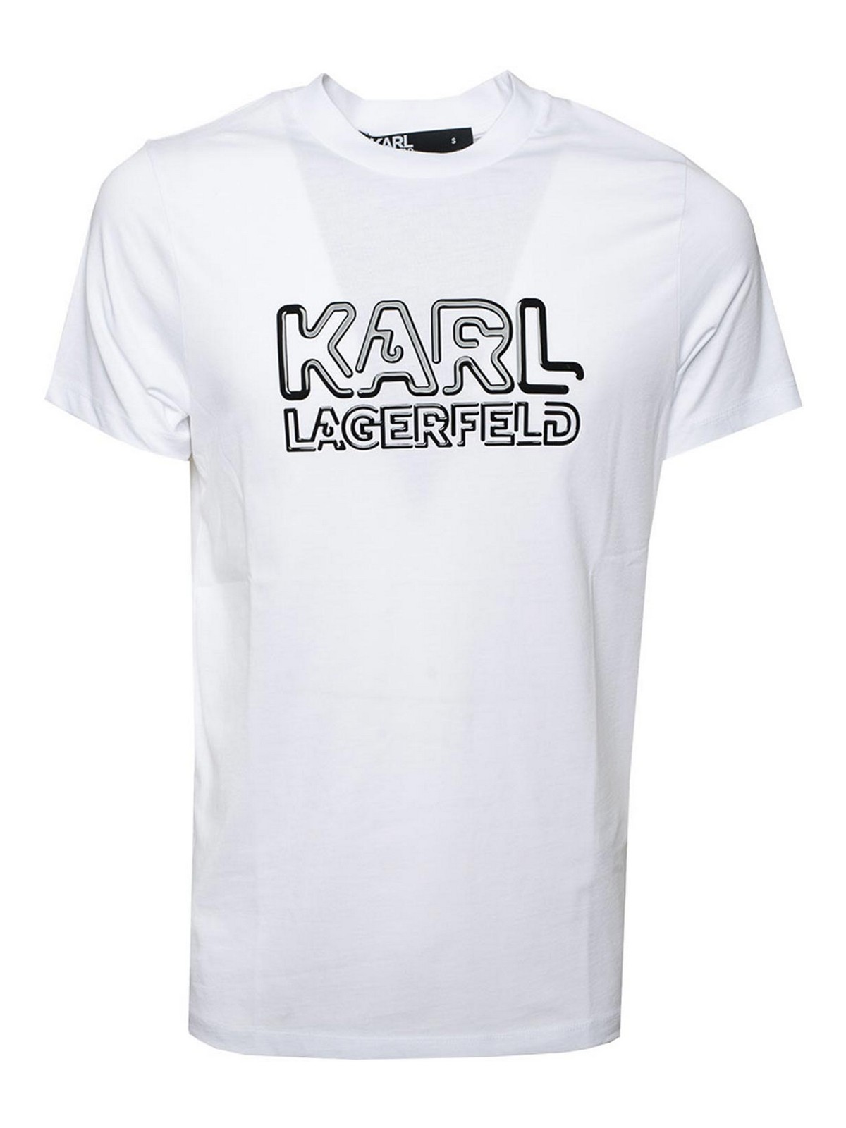 Inflatable T-shirt logo 755E13 (KARL LAGERFELD / Tシャツ・カットソー ) | KARL LAGERFELD (カール・ラガーフェルド)