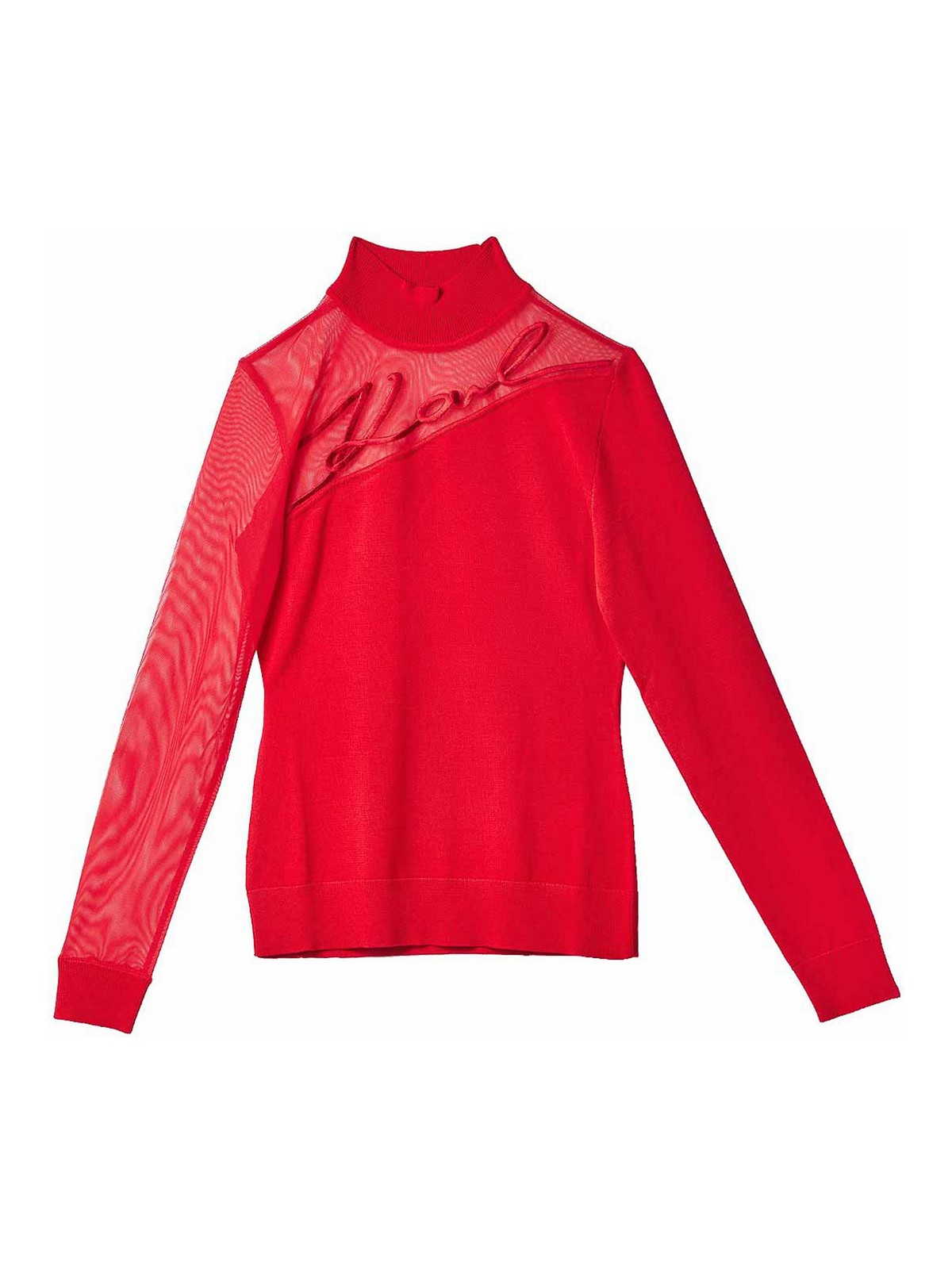 Karl Signature Mock Neck A1W18040034 (KARL LAGERFELD / ニット・セーター・カーディガン ) | KARL LAGERFELD (カール・ラガーフェルド)