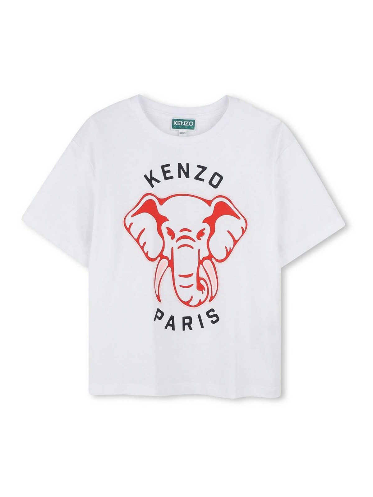 T-shirt with printing K6105510PBIANCO (KENZO / Tシャツ・カットソー ) | KENZO (ケンゾー)