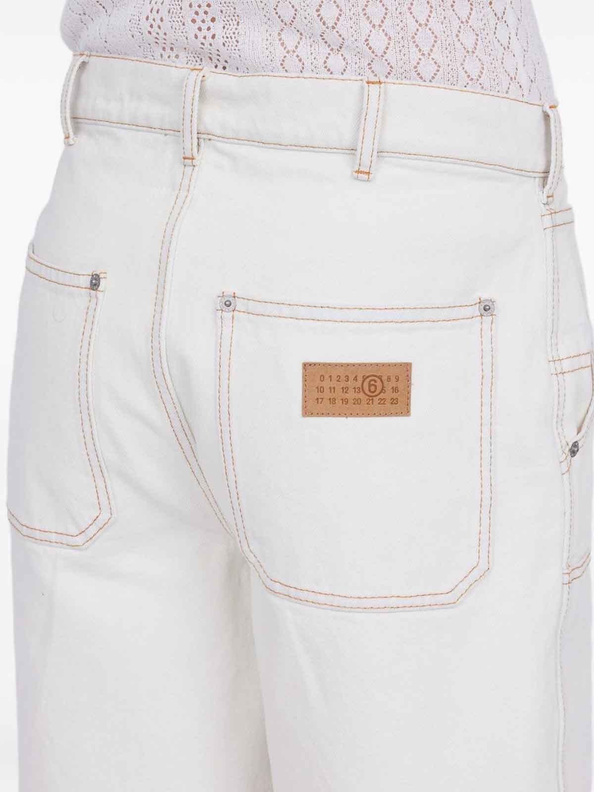 Shorts denim with numerical graphics SH2MU0012M30018963 (MM6 Maison Margiela / ショートパンツ ) | MM6 Maison Margiela (エムエムシックス)(3)